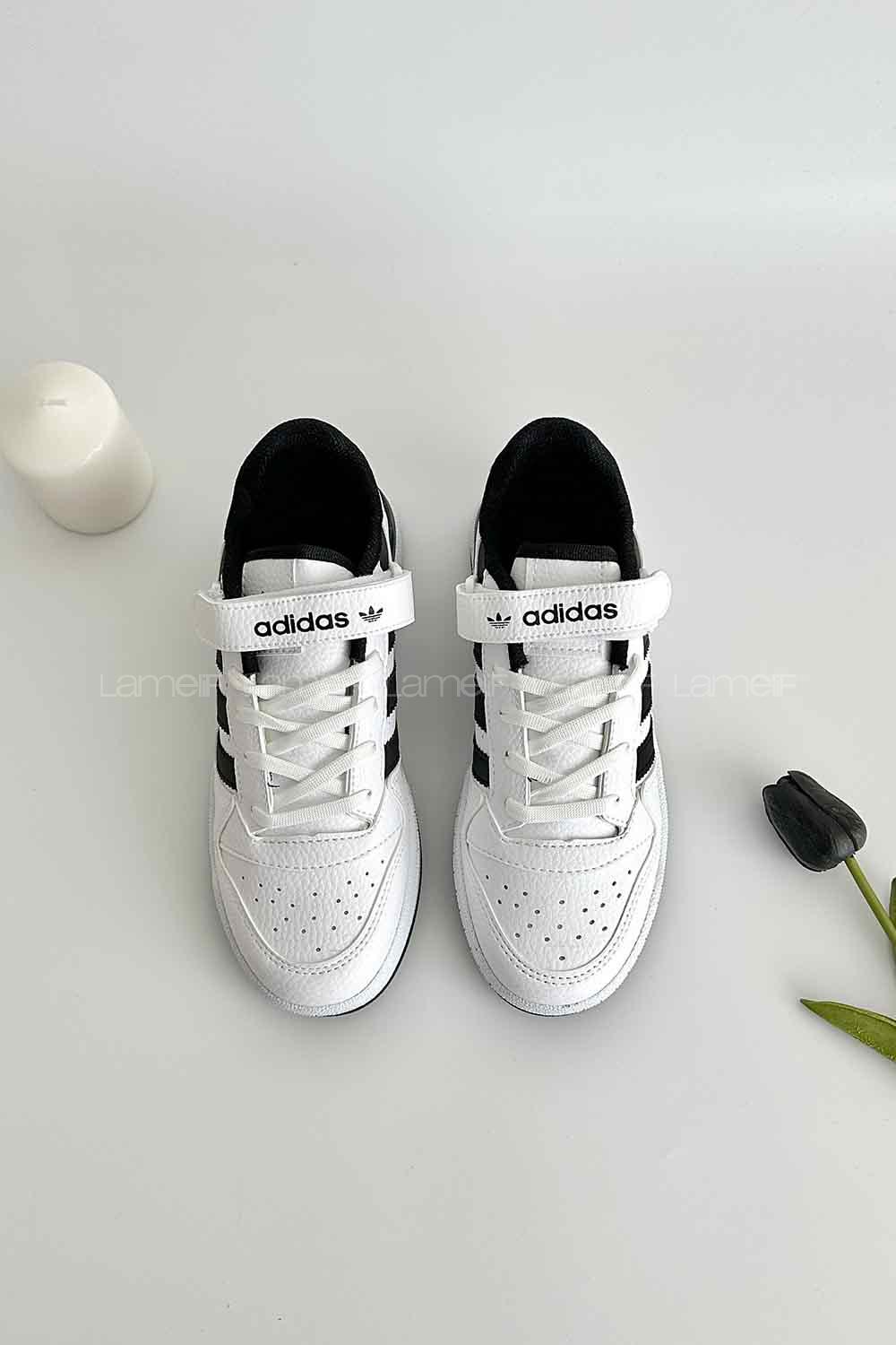 Lacivert Bileksiz Forum Spor Ayakkabı Beyaz Siyah