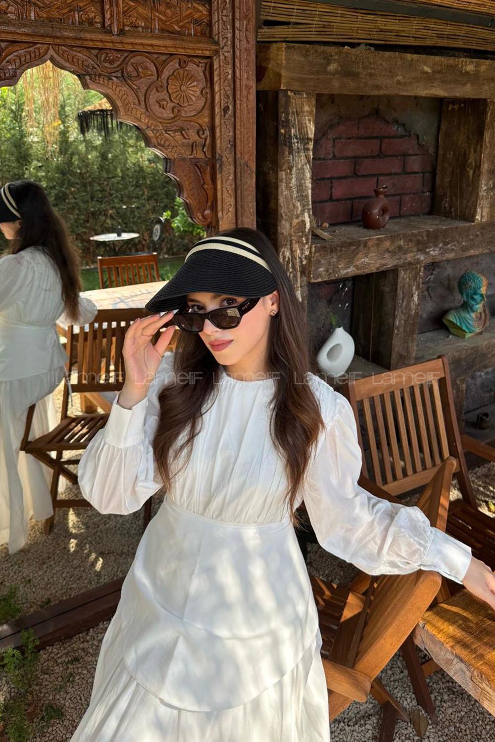 Lamelif Yazlık Hasır Vizör Şapka