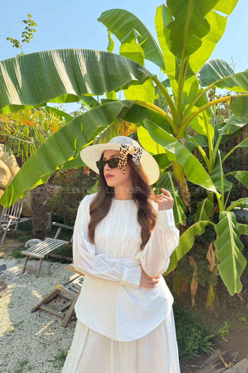 Lamelif Yazlık Hasır Vizör Şapka