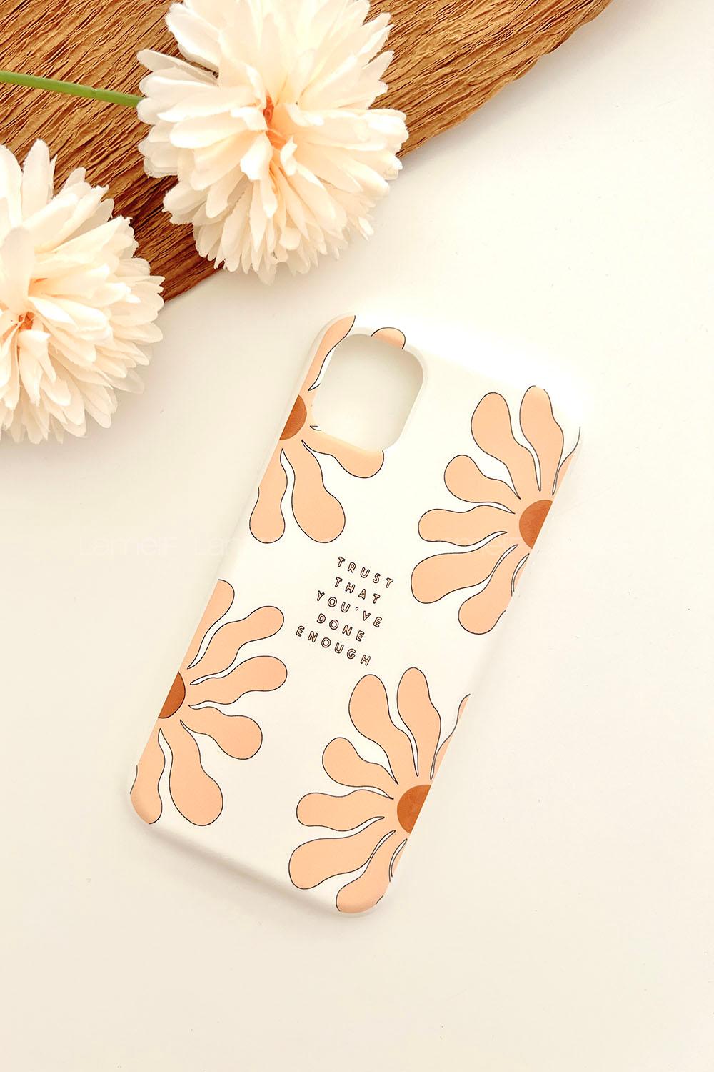 Lamelif  ıPhone 11 Çiçekli Telefon Kılıfı