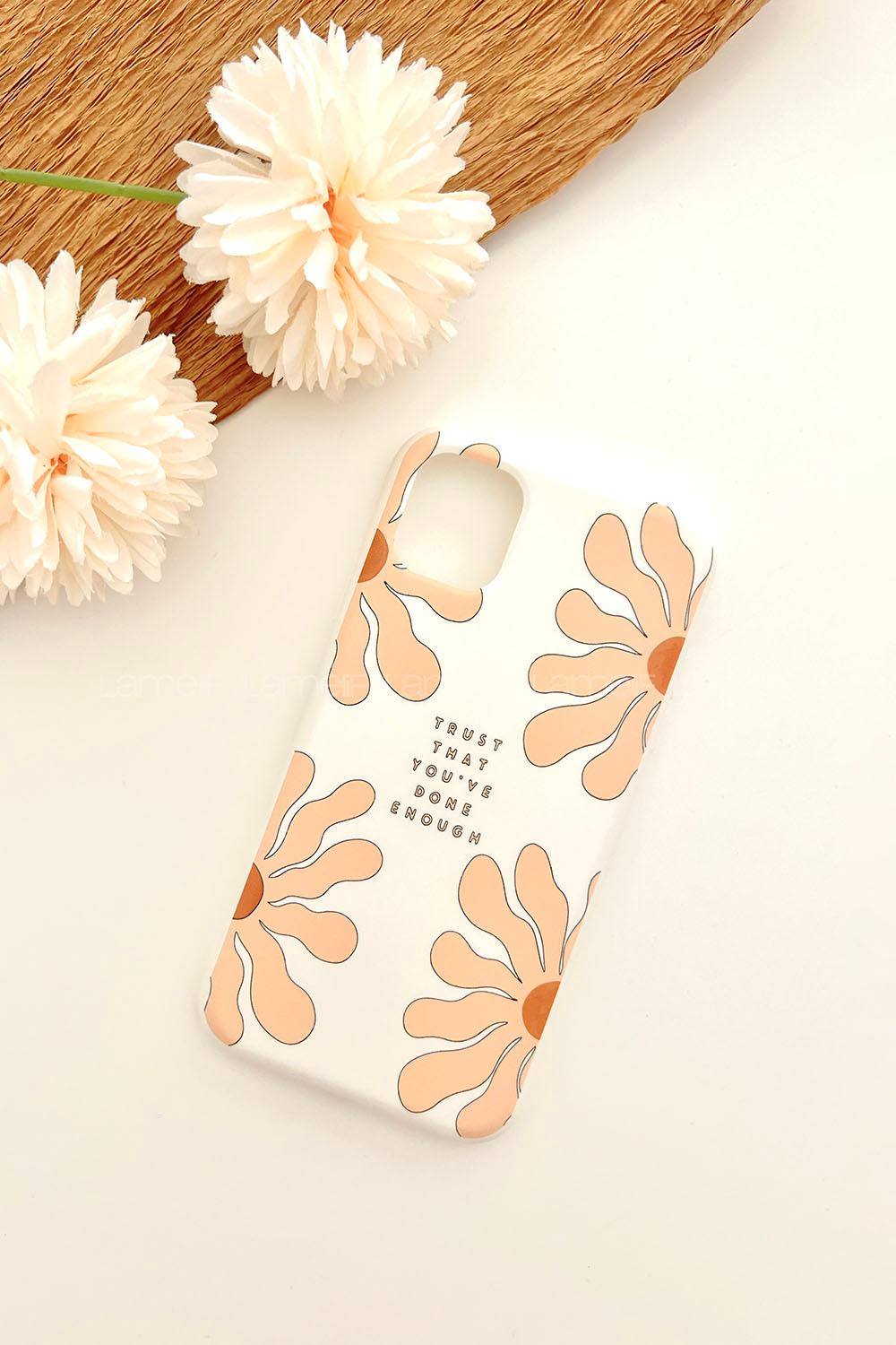 Lamelif  ıPhone 11 Çiçekli Telefon Kılıfı