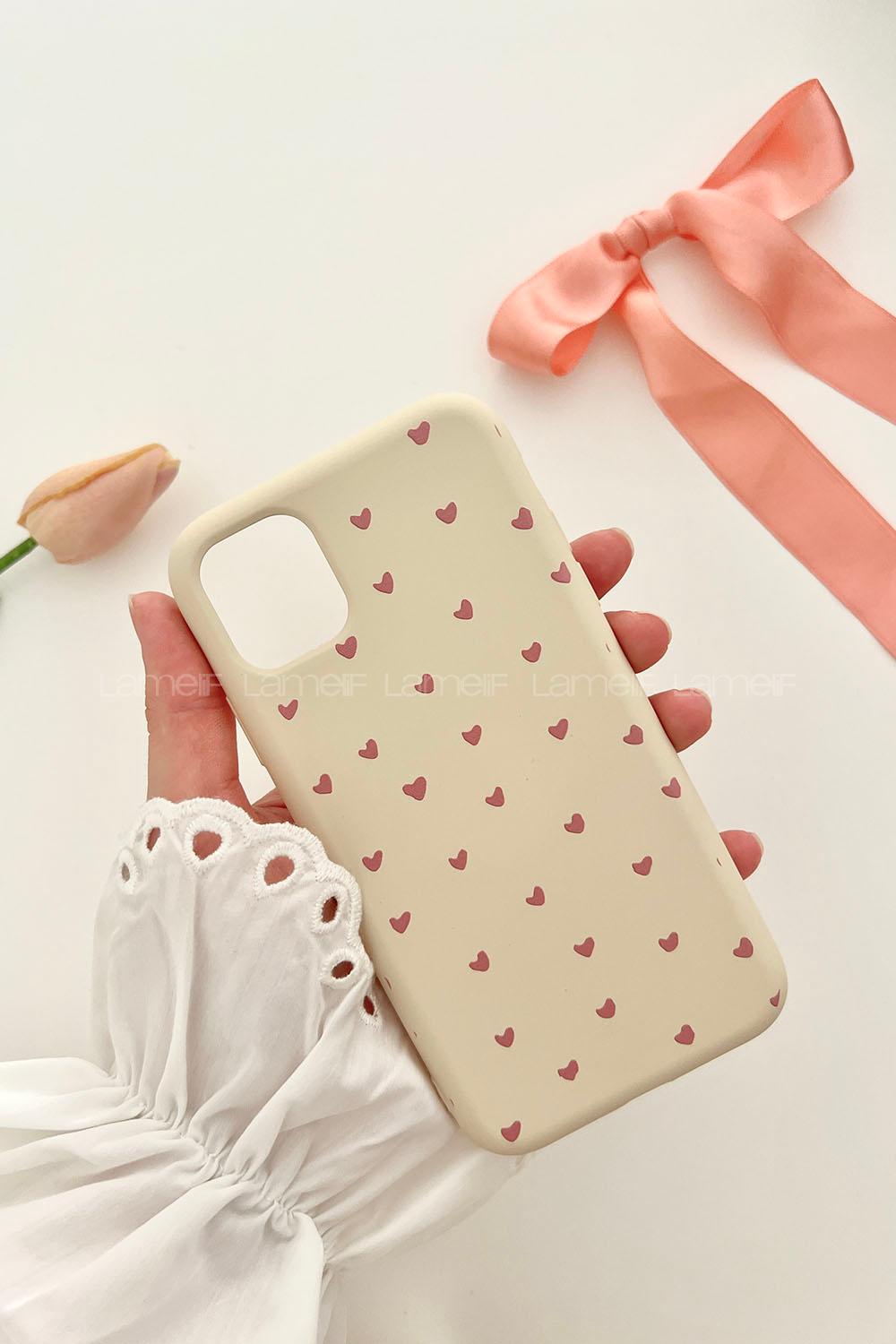Lamelif  ıPhone 11 Kalp Telefon Kılıfı