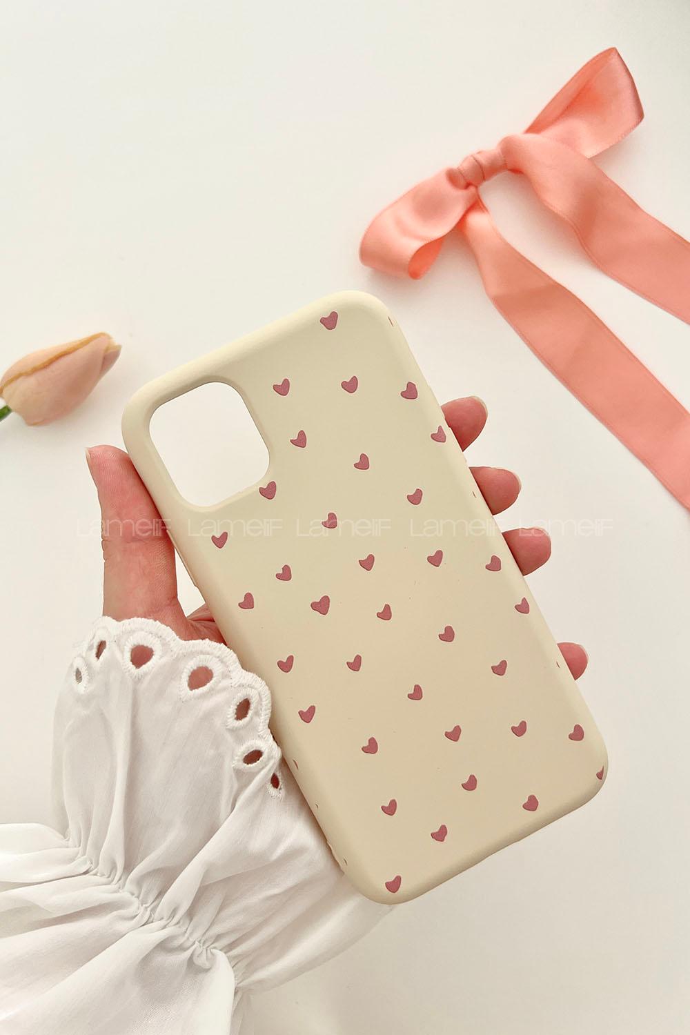 Lamelif  ıPhone 11 Kalp Telefon Kılıfı