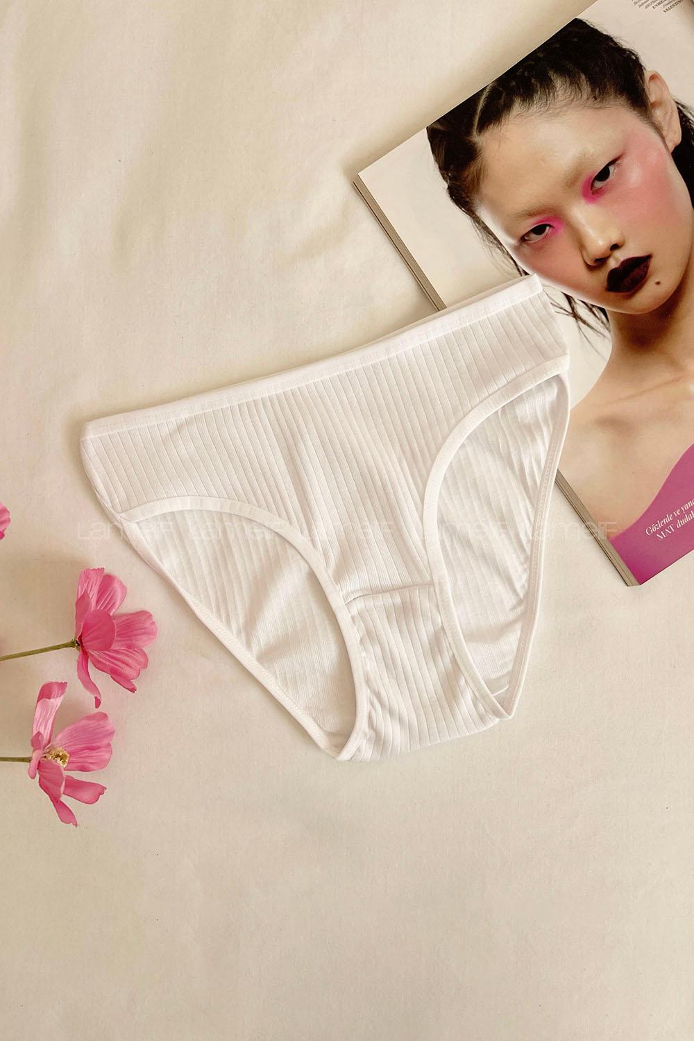 Lamelif Kotton Bayan Klasik Fitilli Külot