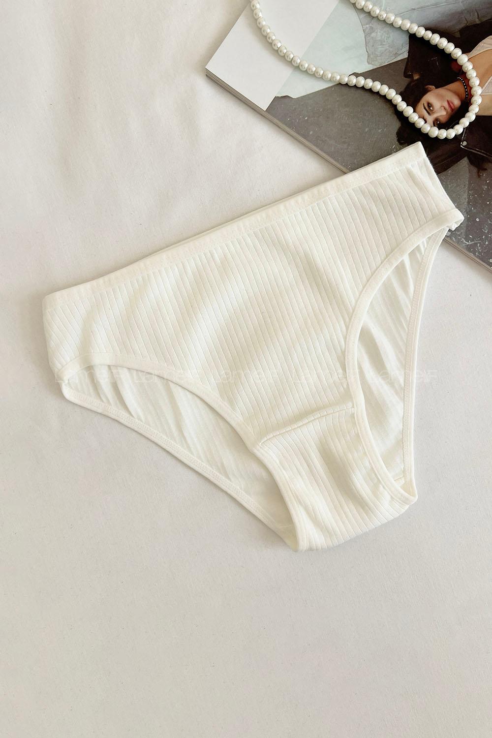 Lamelif Kotton Bayan Klasik Fitilli Külot