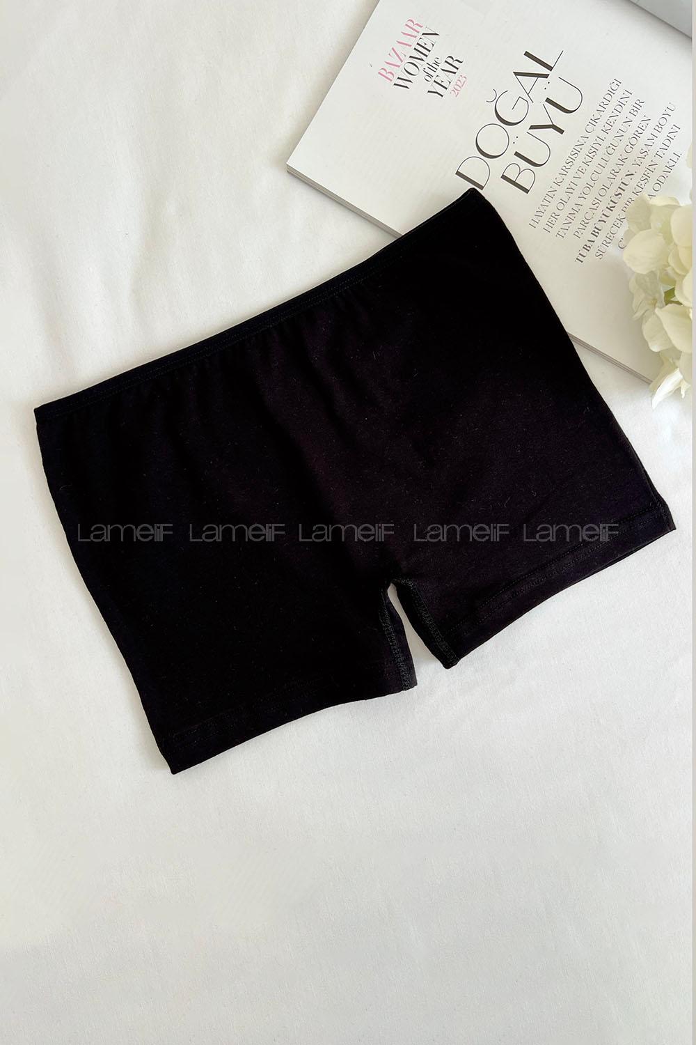 Lamelif Kotton Bayan Klasik Şort