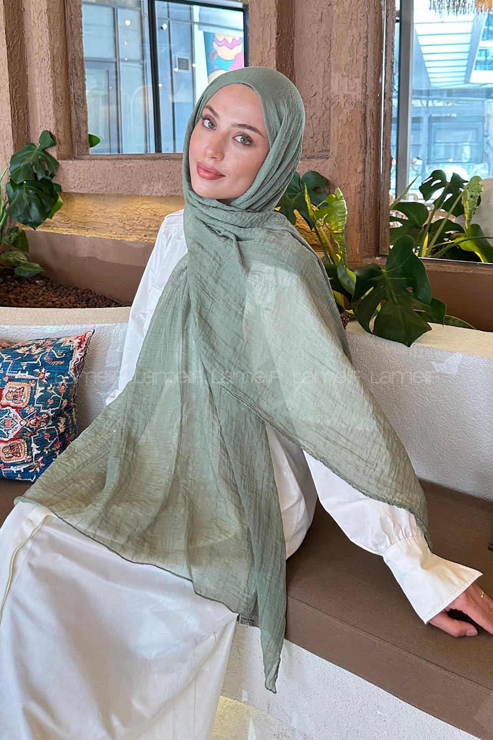 Lamelif Müslin Şal Adaçayı