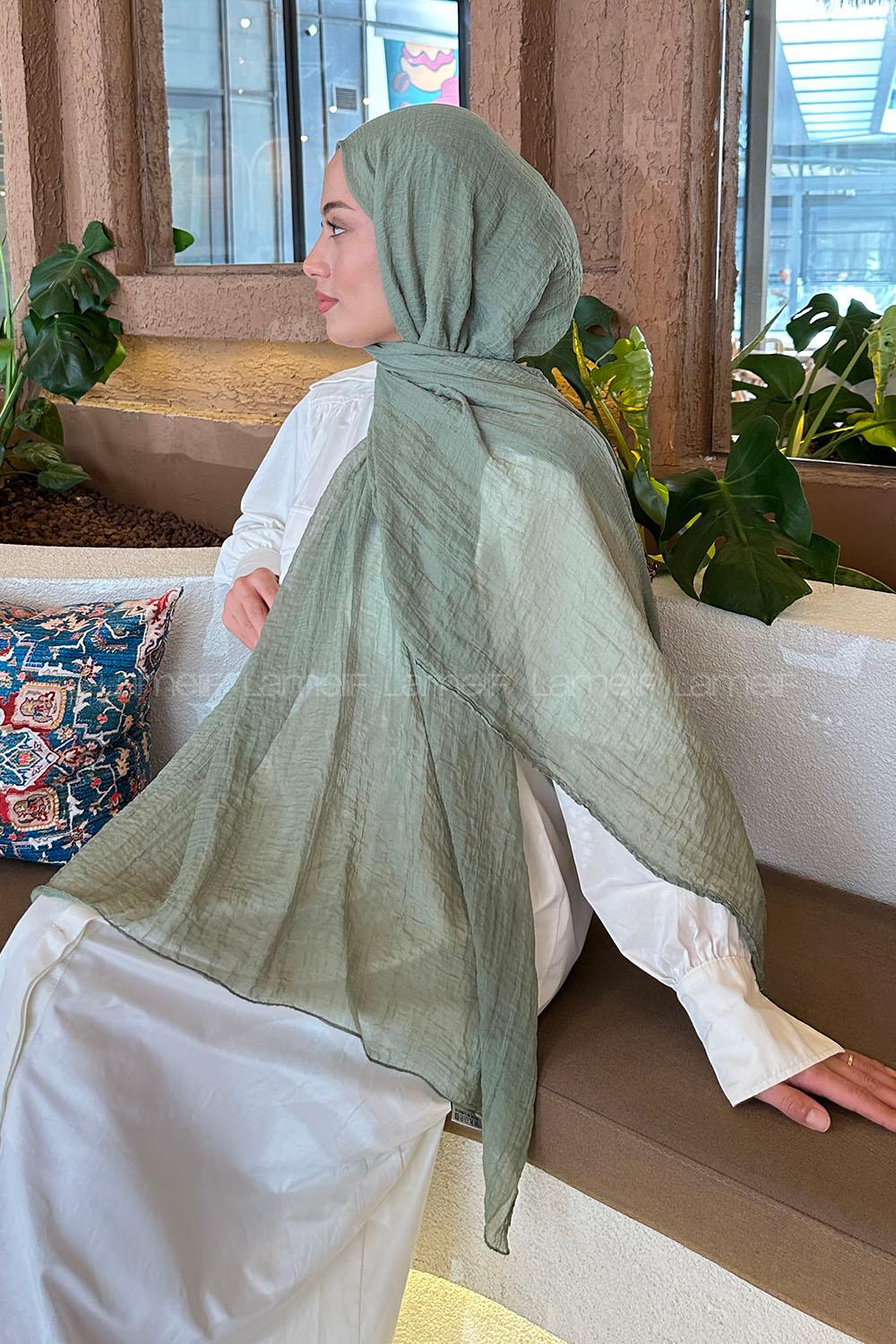 Lamelif Müslin Şal Adaçayı