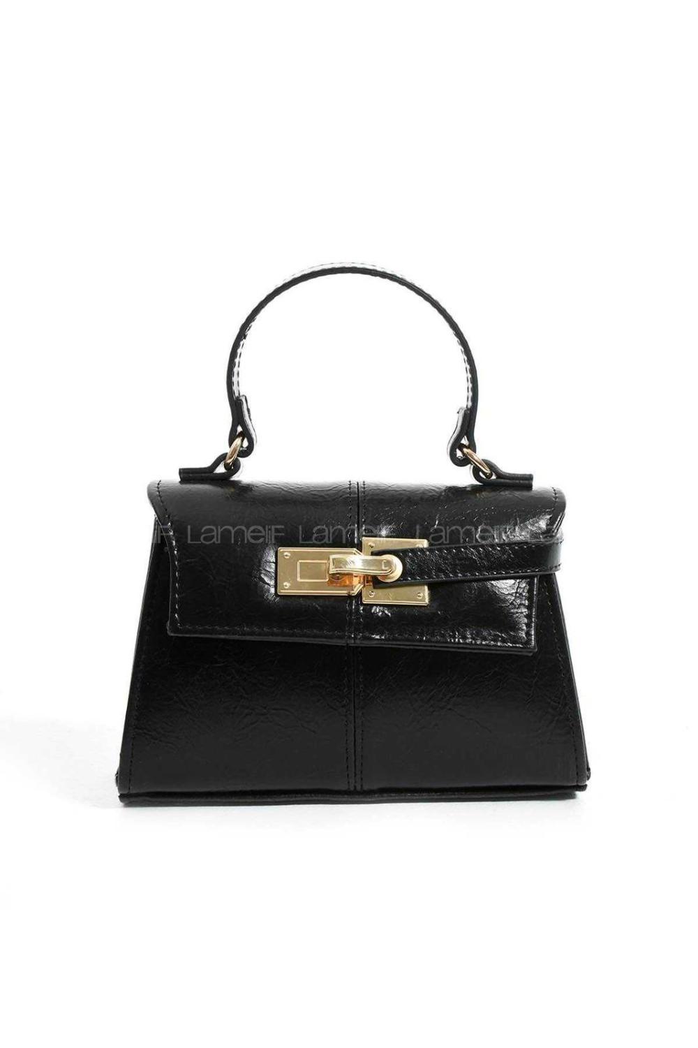 Lamelif Anastasia Model Kadın El Ve Omuz Çantası Siyah