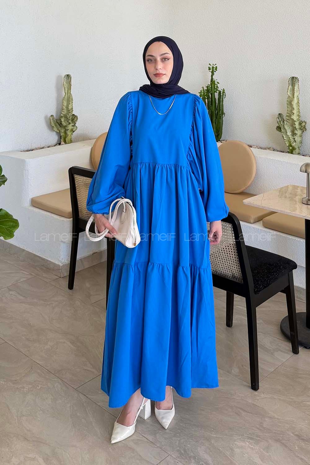 Saxe Crew Neck Cotton Printed Dresess