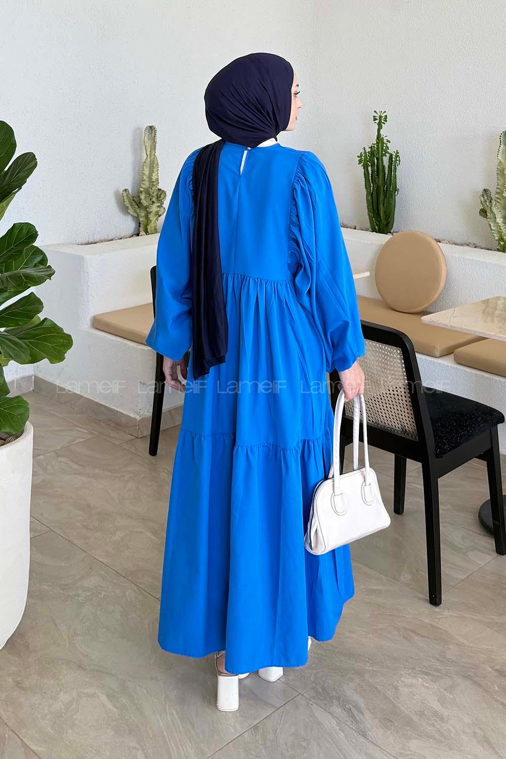 Saxe Crew Neck Cotton Printed Dresess