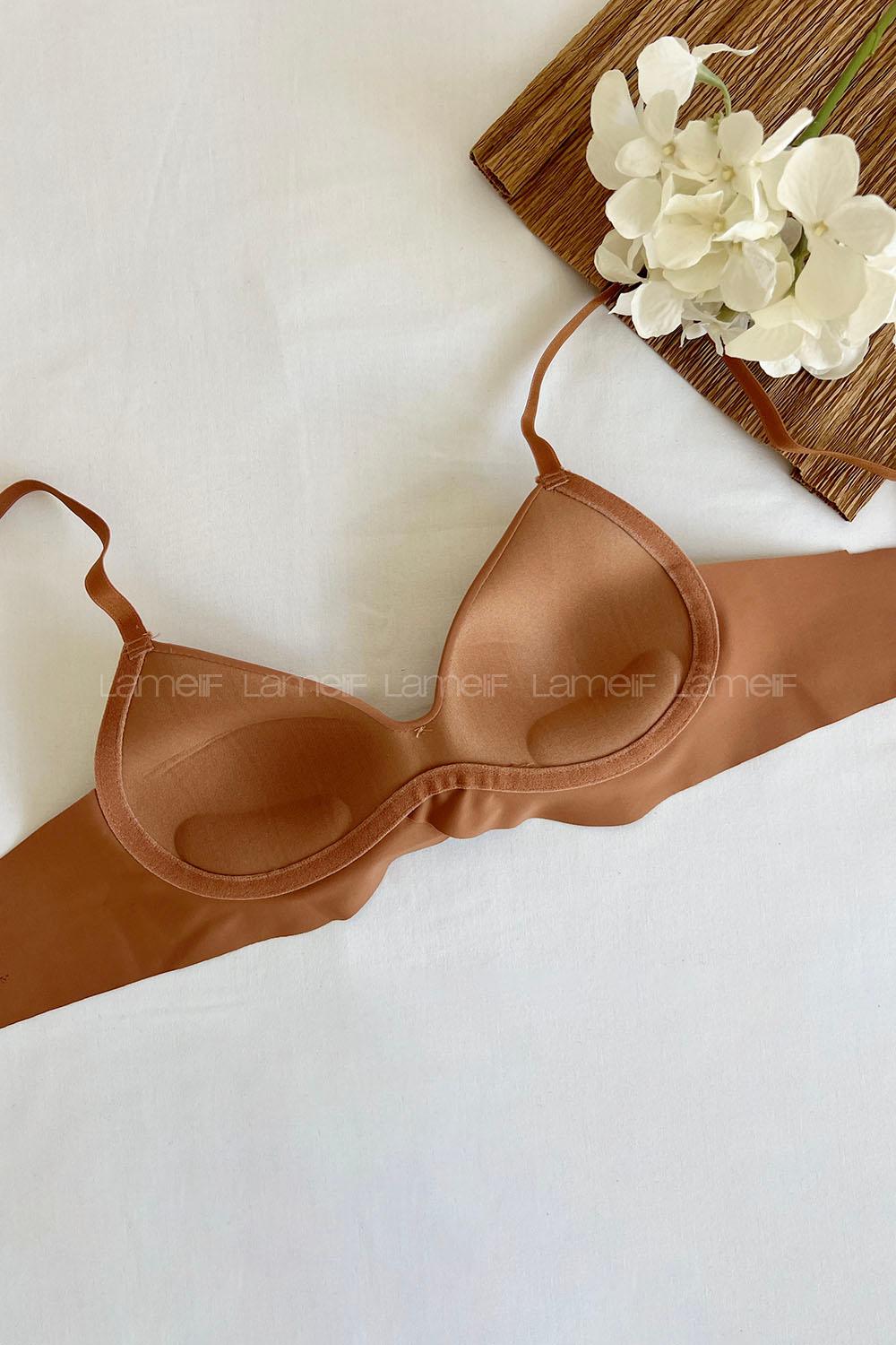 Lamelif Lazer Kesim İthal Hafif Destekli Sütyen
