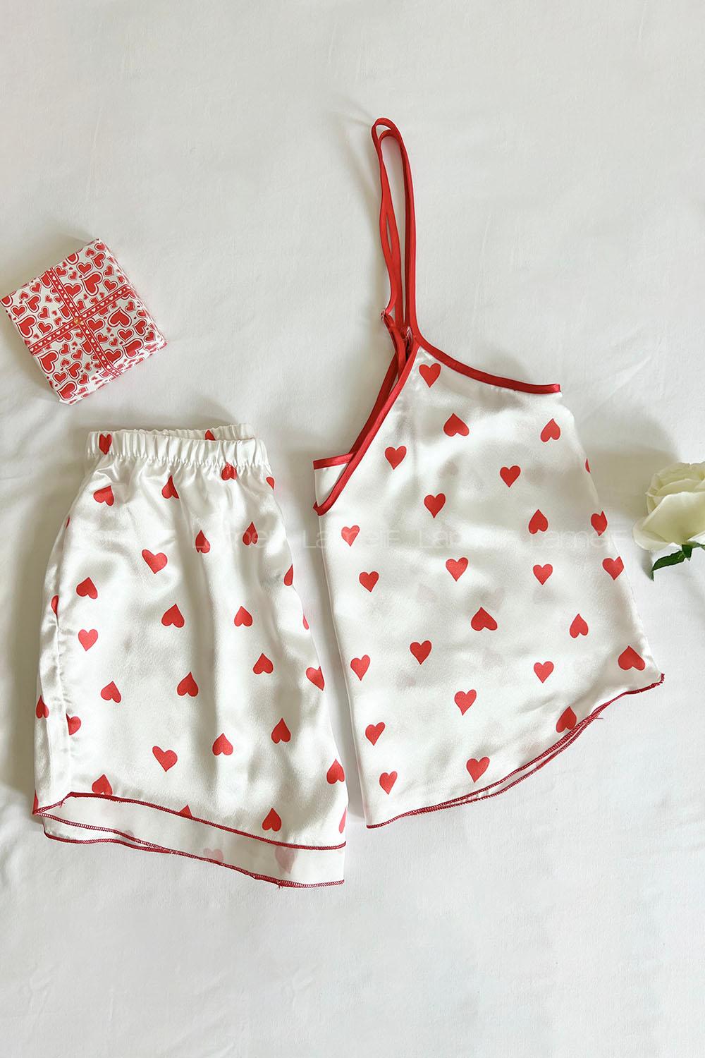 Lamelif Saten Takım Desteksiz