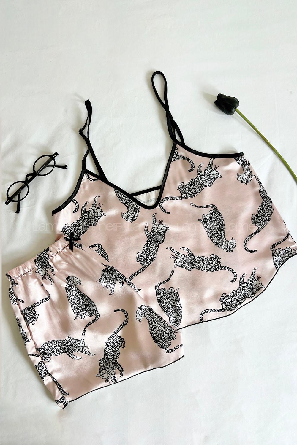 Lamelif Saten Takım Desteksiz