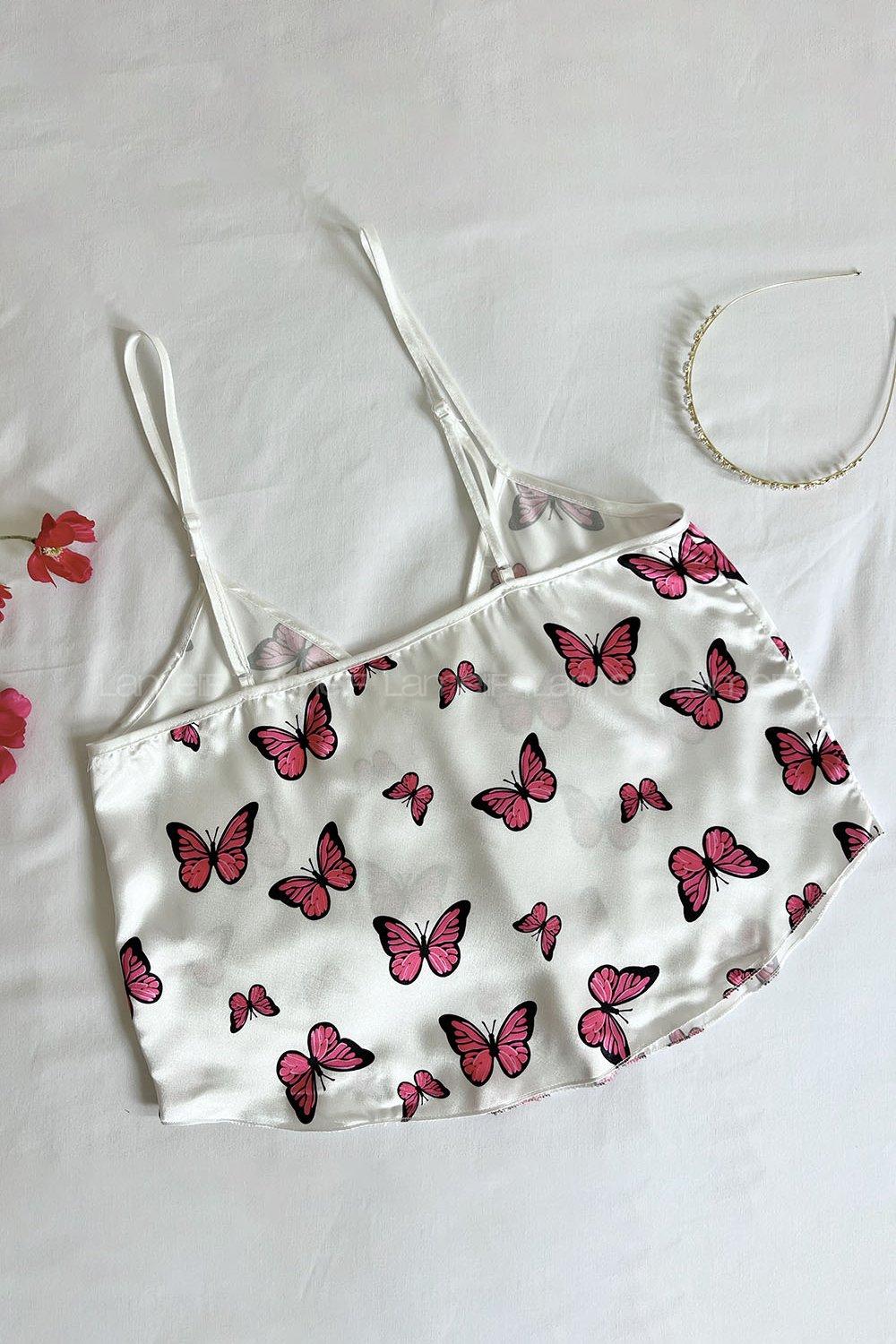 Lamelif Saten Takım Desteksiz