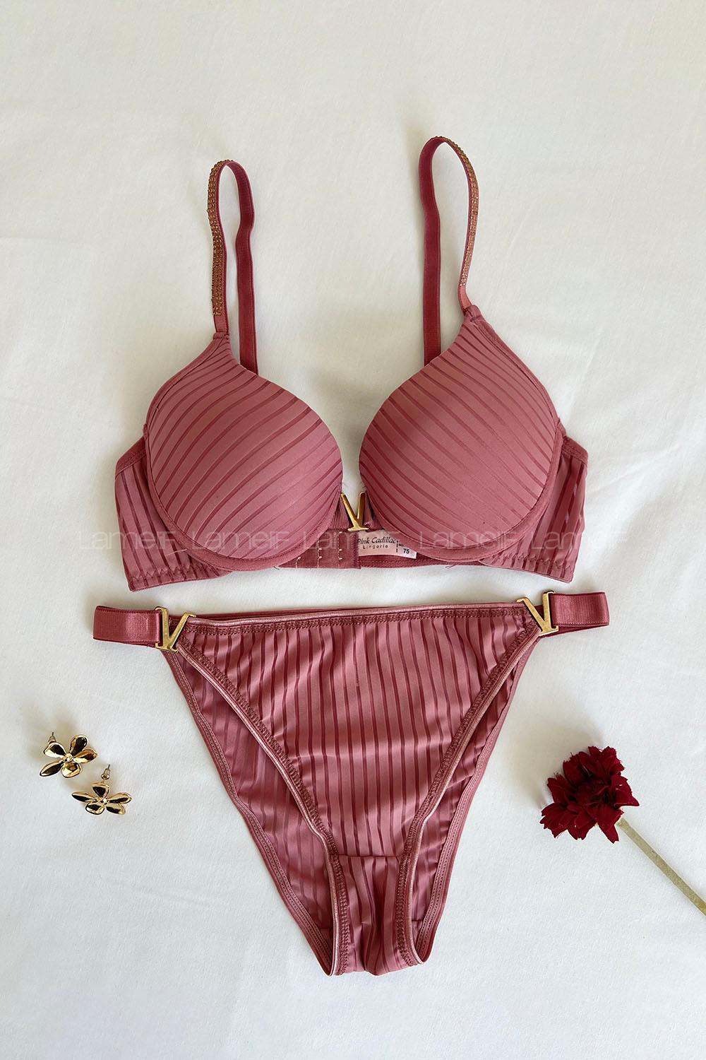 Rose Cotton Fabric Underwire Unsupport 