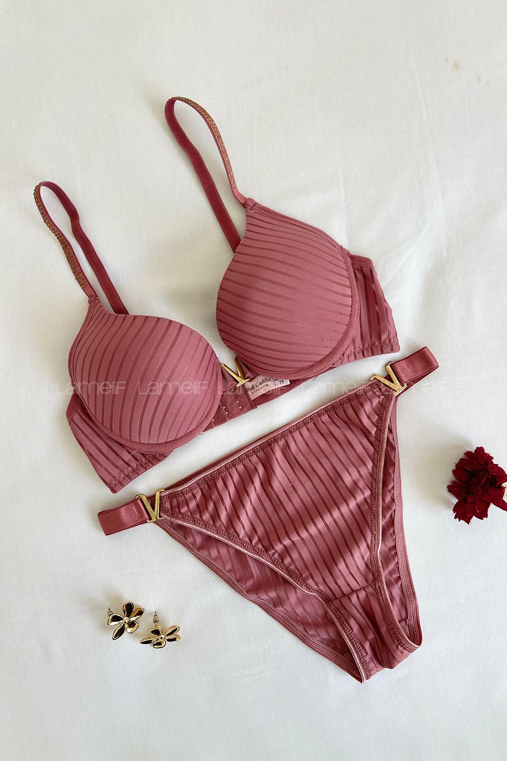 Rose Cotton Fabric Underwire Unsupport 