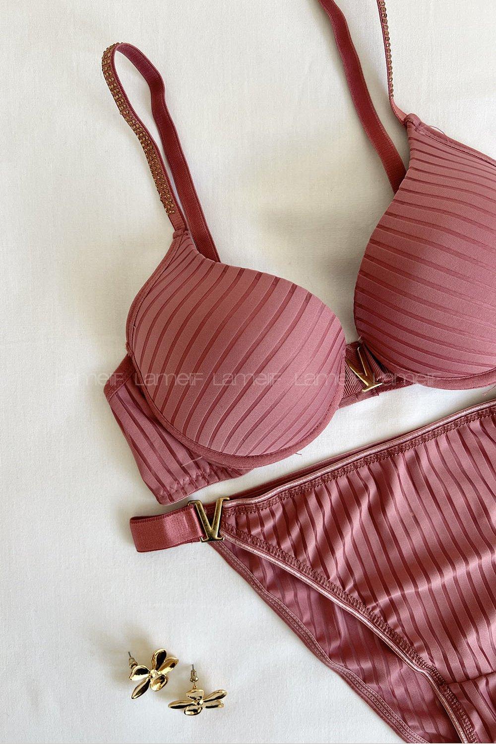 Rose Cotton Fabric Underwire Unsupport 