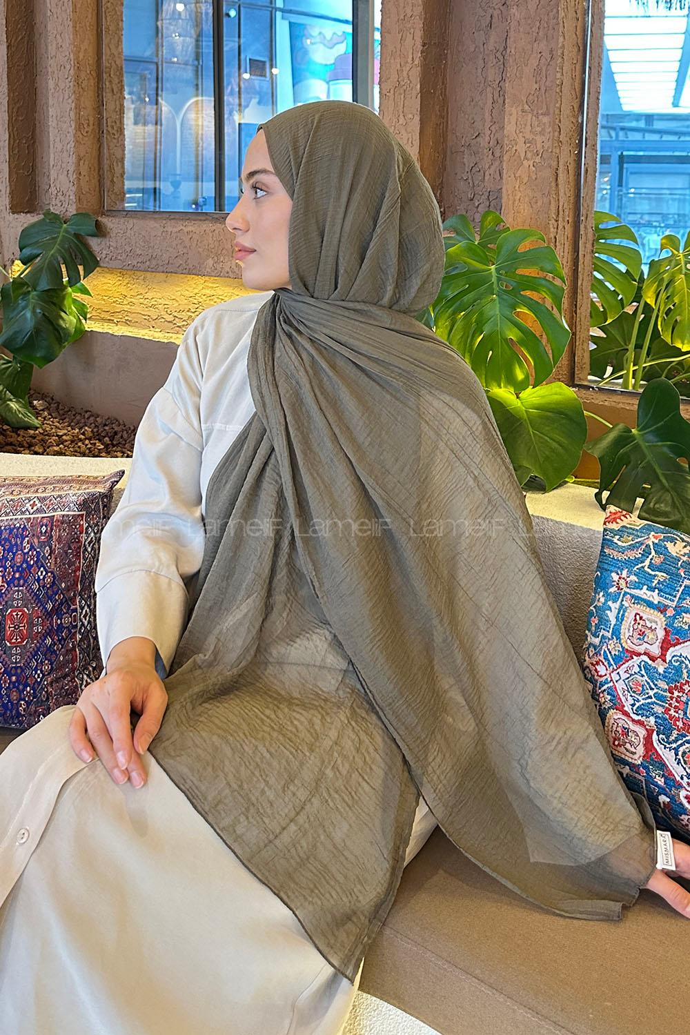 Lamelif Müslin Şal Toprak