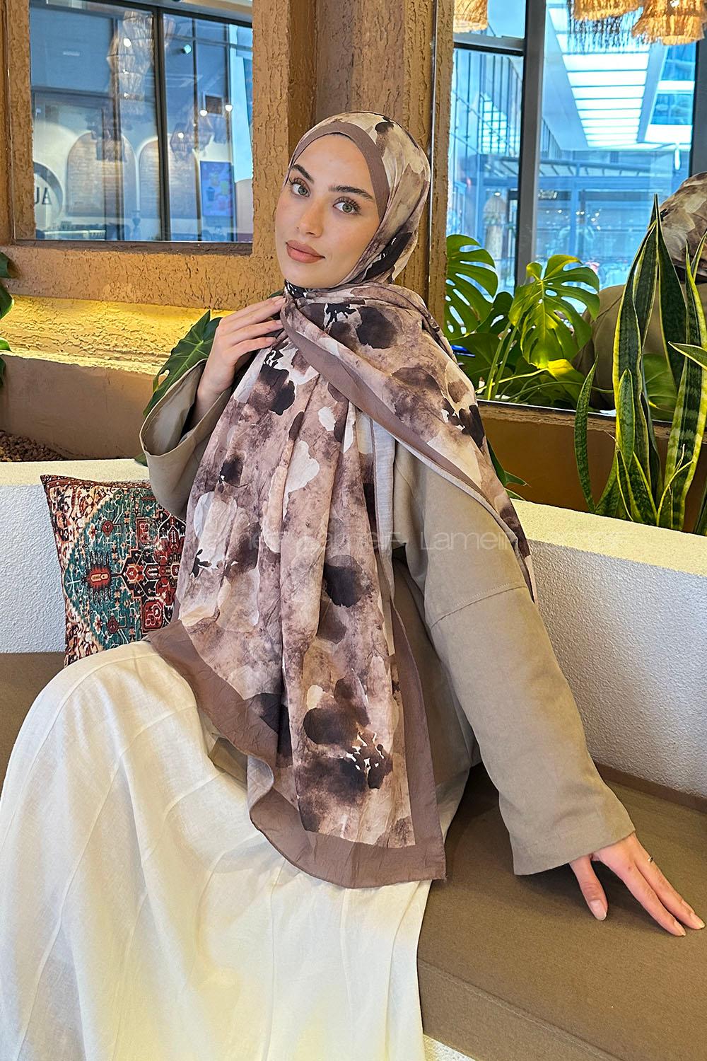 Soil Cotton Fabric Flowering Shawl