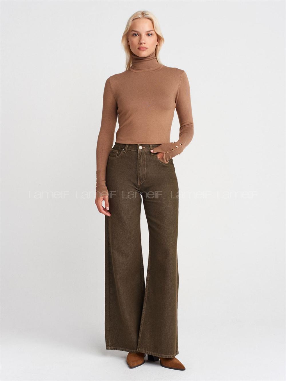 Dark Mink Crew Neck Knitwear