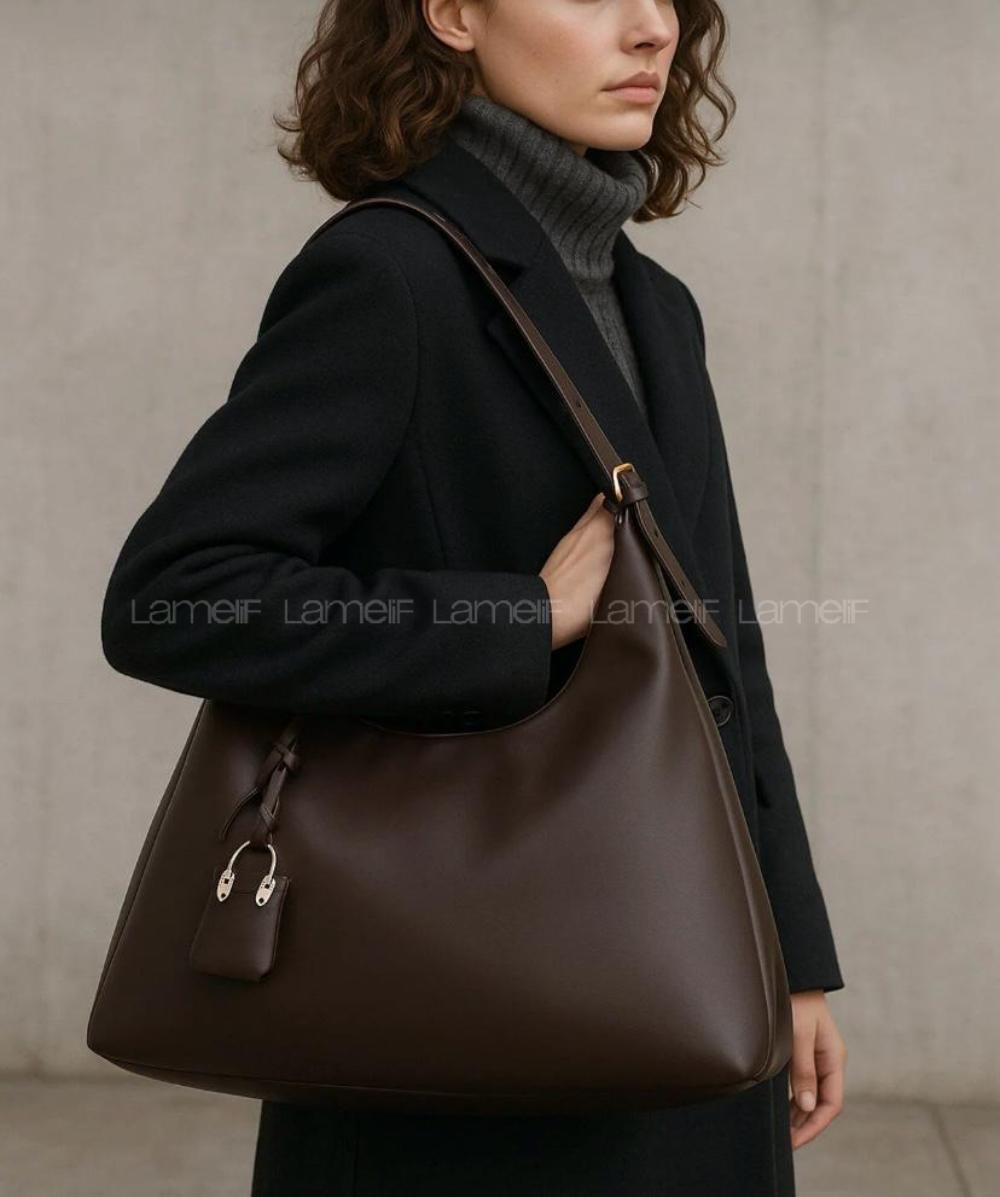 Lamelif Rosy Mini Cüzdanlı Kadın Omuz ve El Çantası