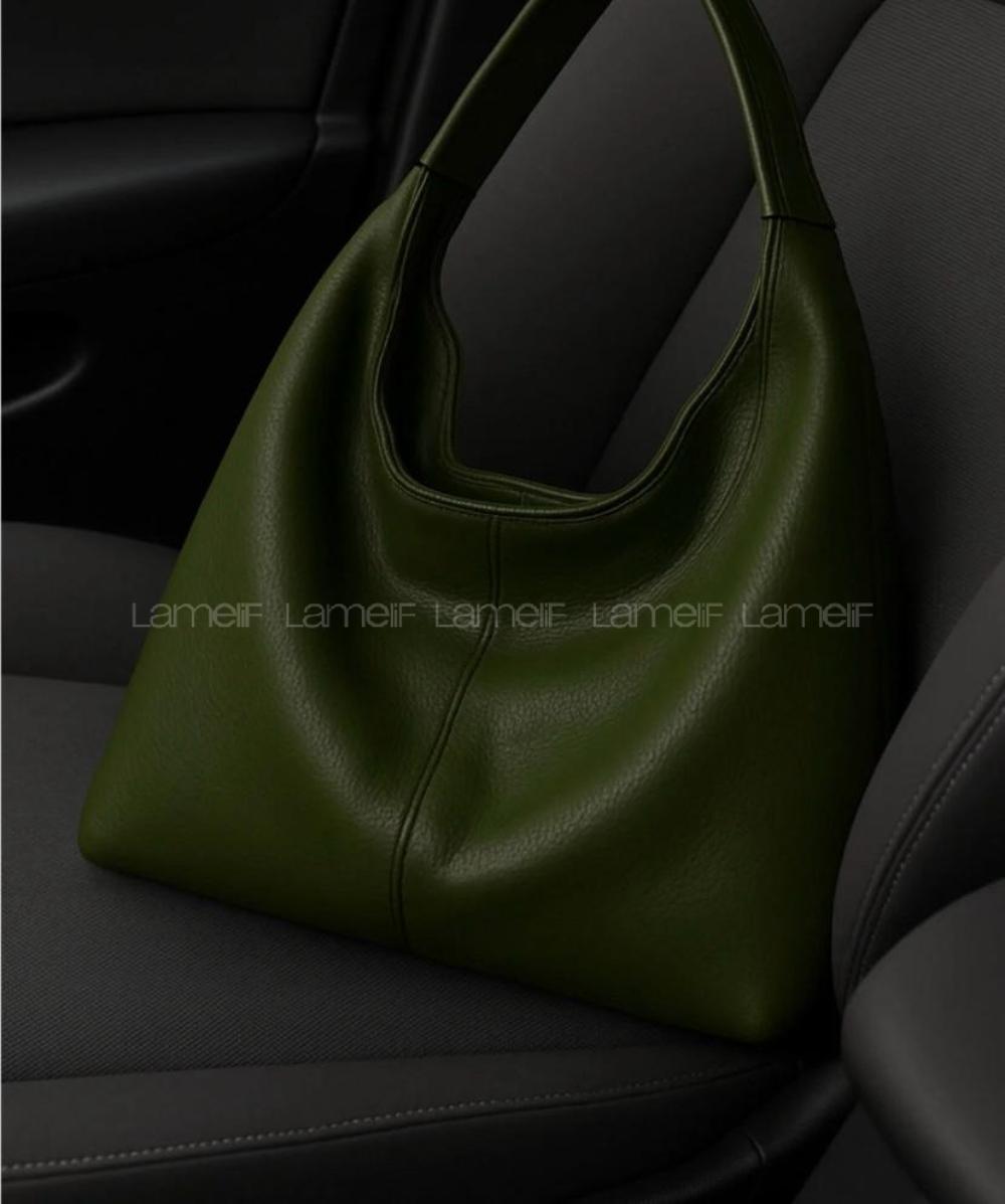 Lamelif Salaş Deri Detay Milano Kadın Kol Çanta