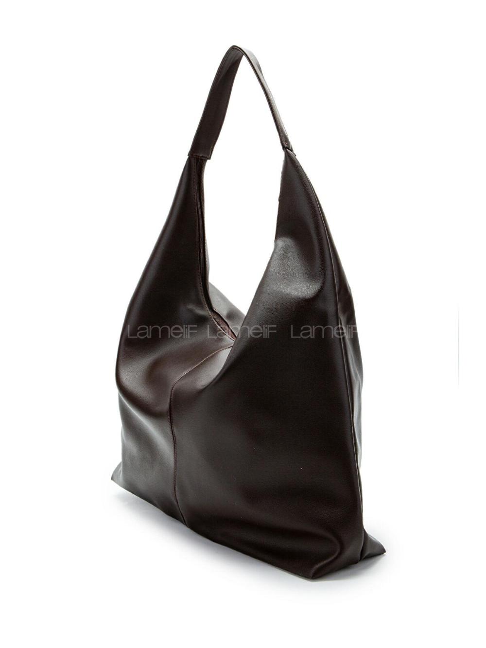 Lamelif Salaş Deri Detay Milano Kadın Kol Çanta