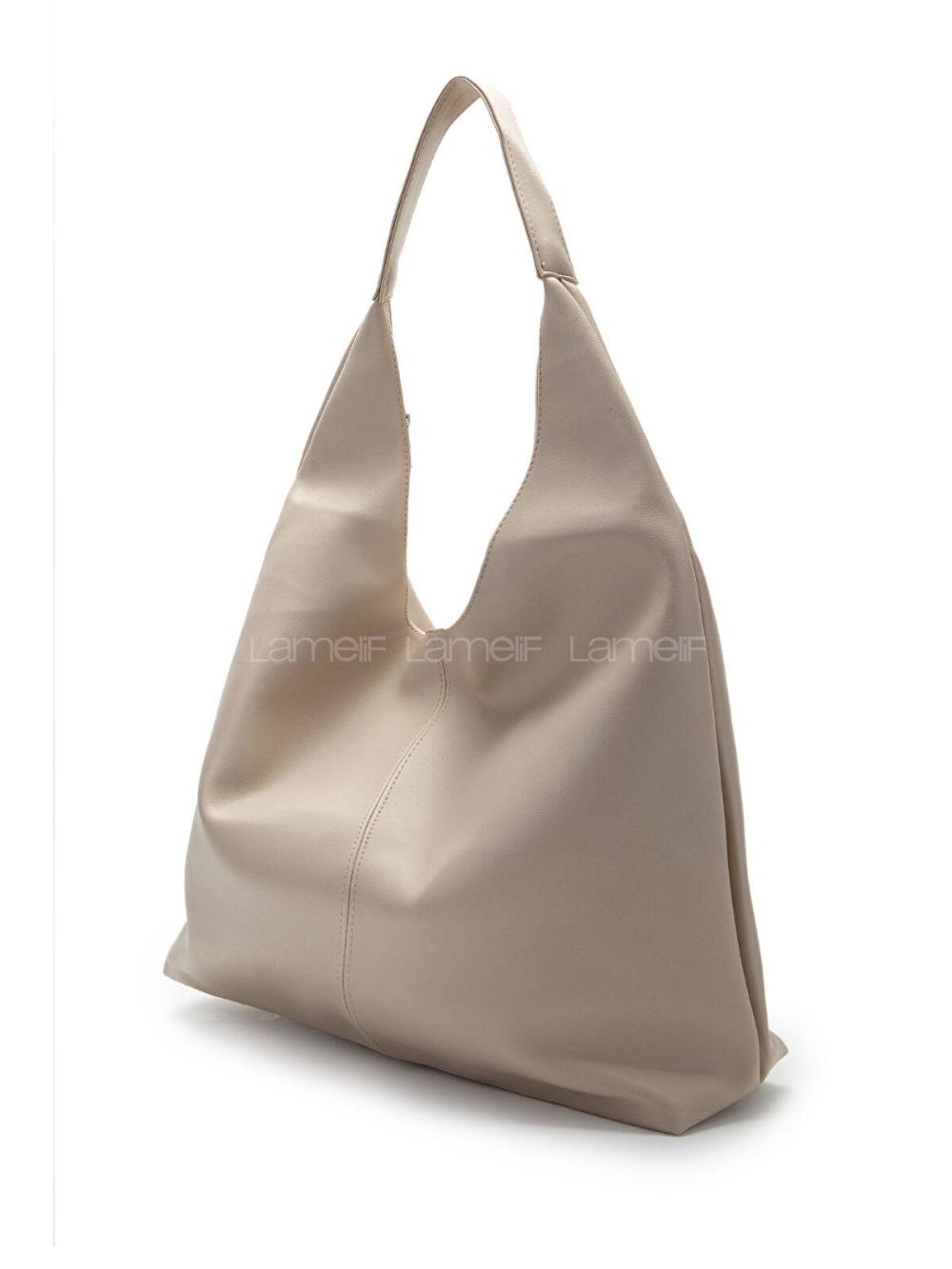Lamelif Salaş Deri Detay Milano Kadın Kol Çanta