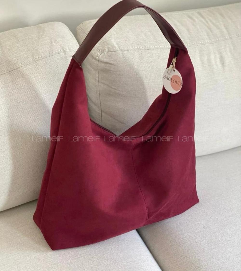 Lamelif Salaş Süet Detay Milano Kadın Kol Çanta