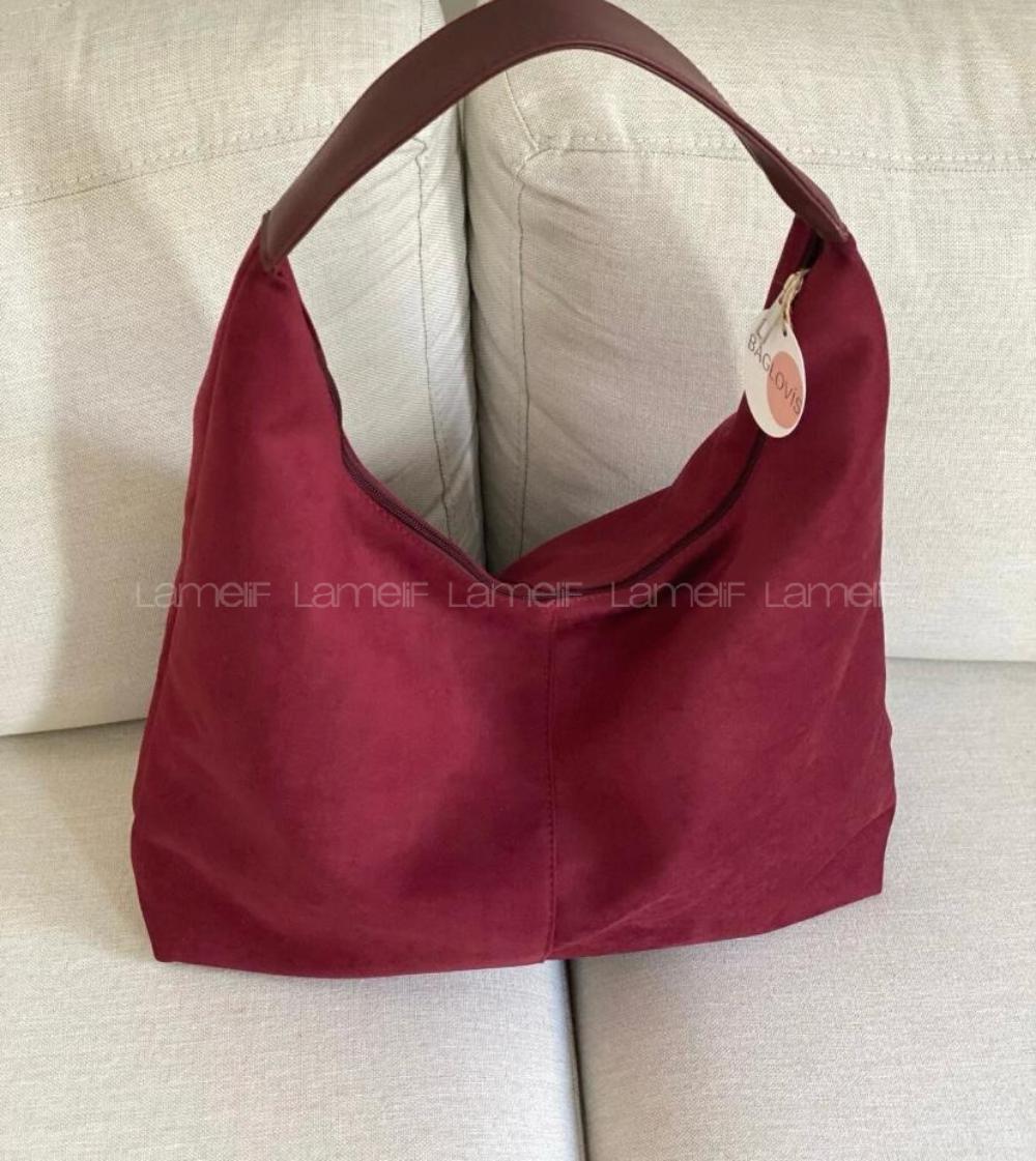 Lamelif Salaş Süet Detay Milano Kadın Kol Çanta