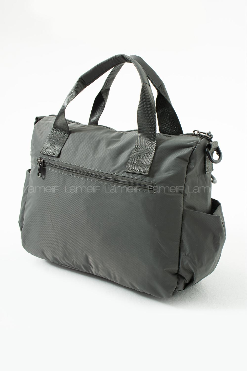 Lamelif San Morris Kadın 4 Bölmeli Krinkıl Kumaş Ayarlanabilir Çapraz Askılı El Ve Omuz Çantası