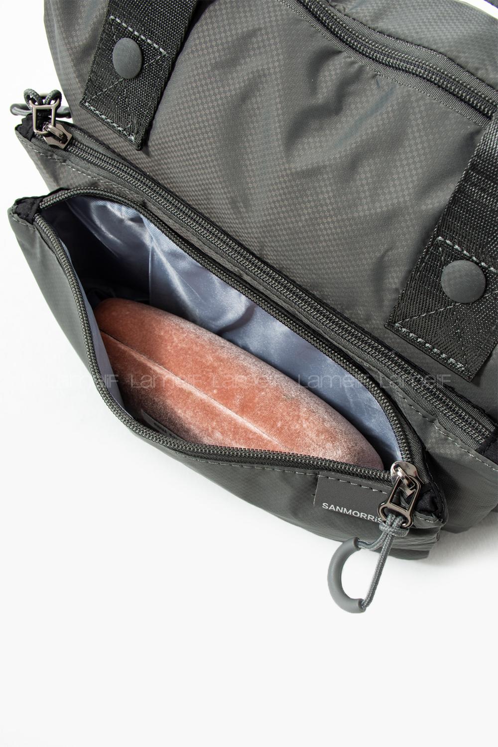 Lamelif San Morris Kadın 4 Bölmeli Krinkıl Kumaş Ayarlanabilir Çapraz Askılı El Ve Omuz Çantası