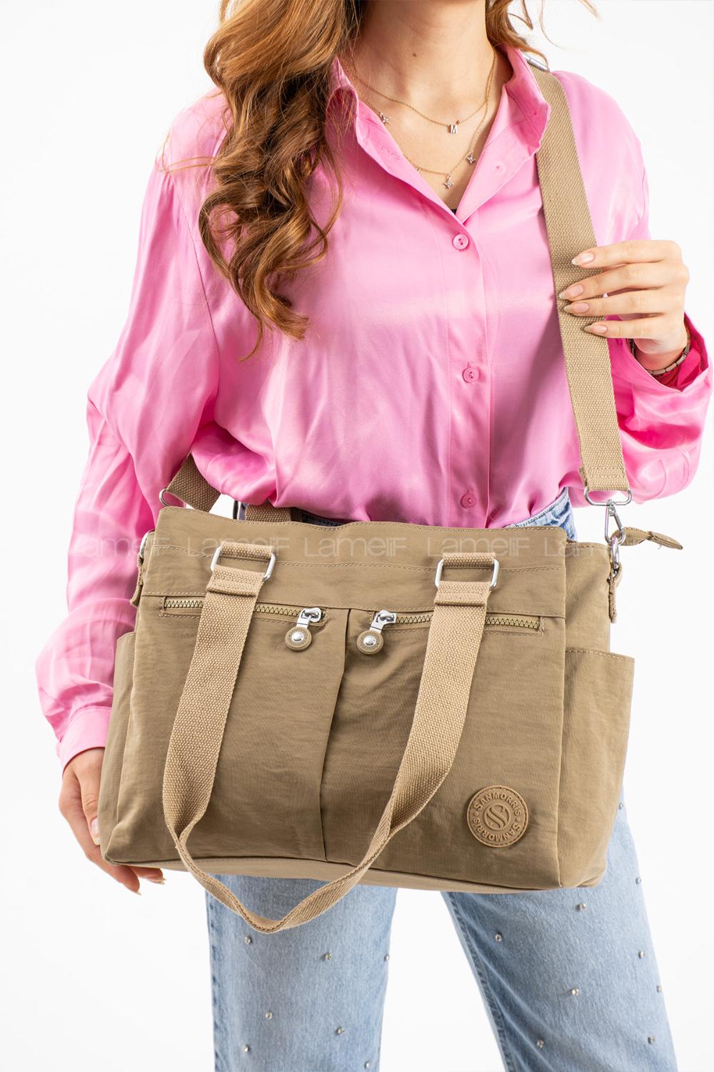 Lamelif San Morris Kadın Siyah Çapraz Ve Omuz Askılı Çanta