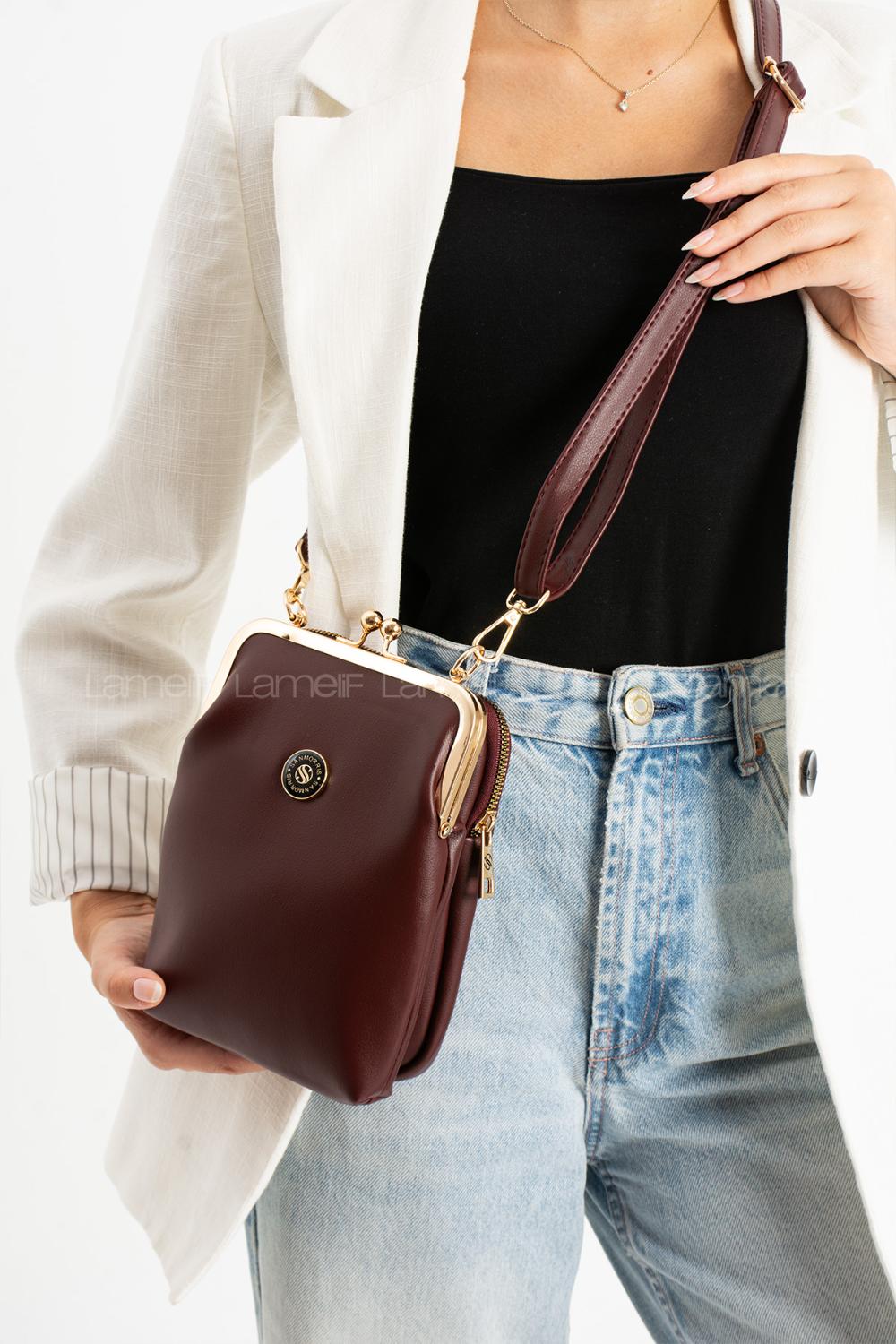 Lamelif San Morrıs Pisa Burslu Kadın Çapraz Çanta