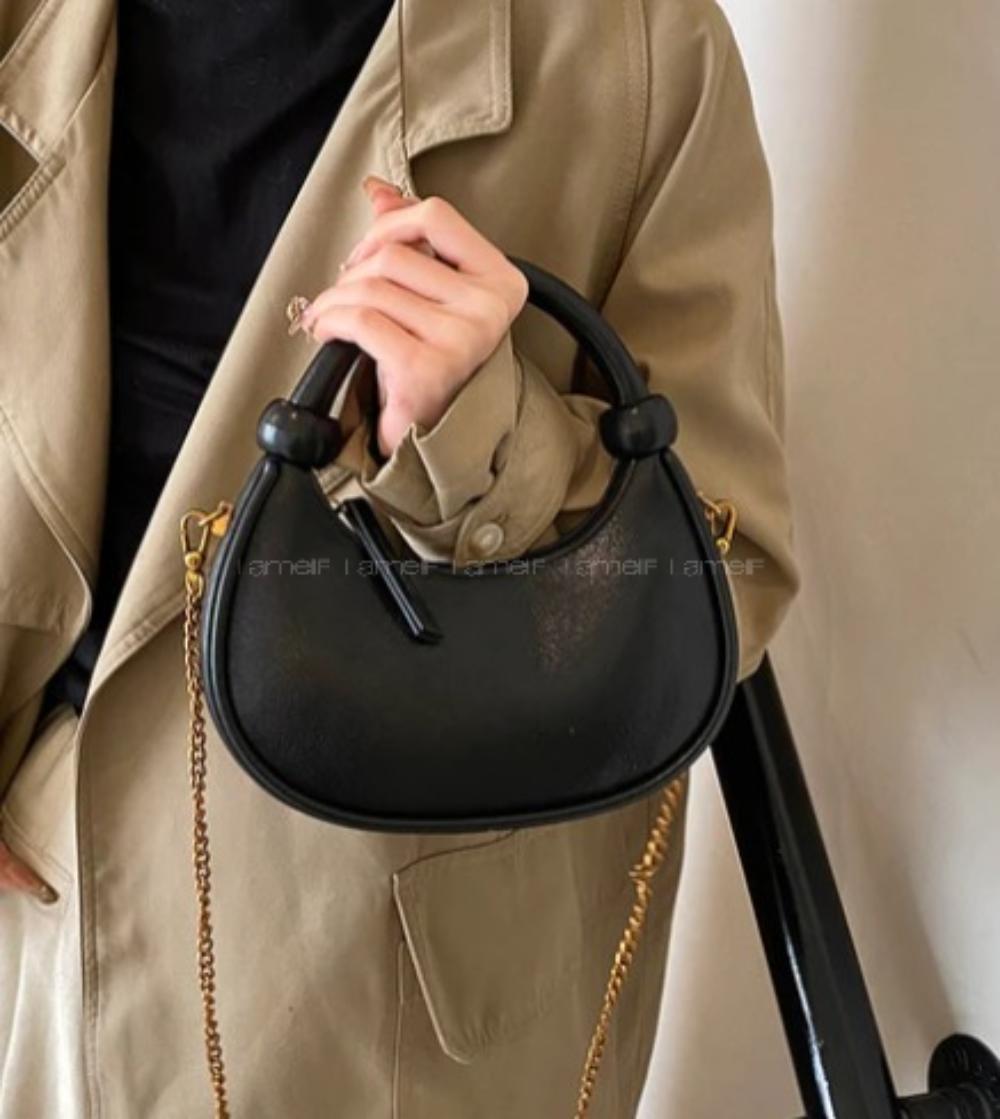 Lamelif Zincir Askılı Astarlı El ve Omuz Kadın Çanta