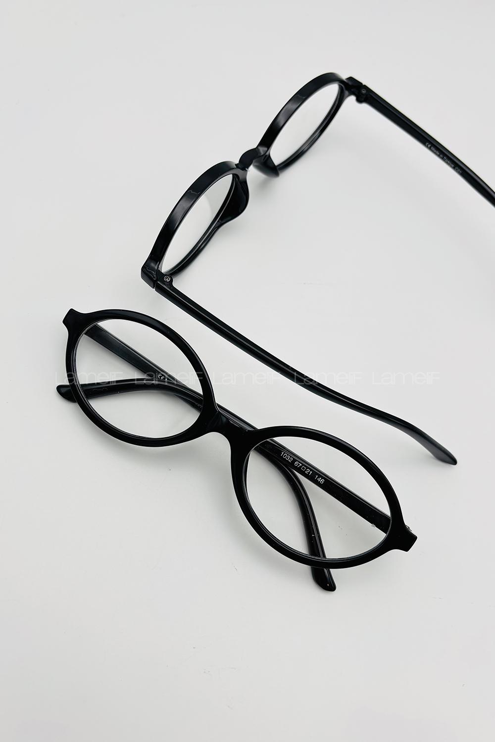 Lamelif Alyy Siyah Çerçeve Şeffaf Gözlük