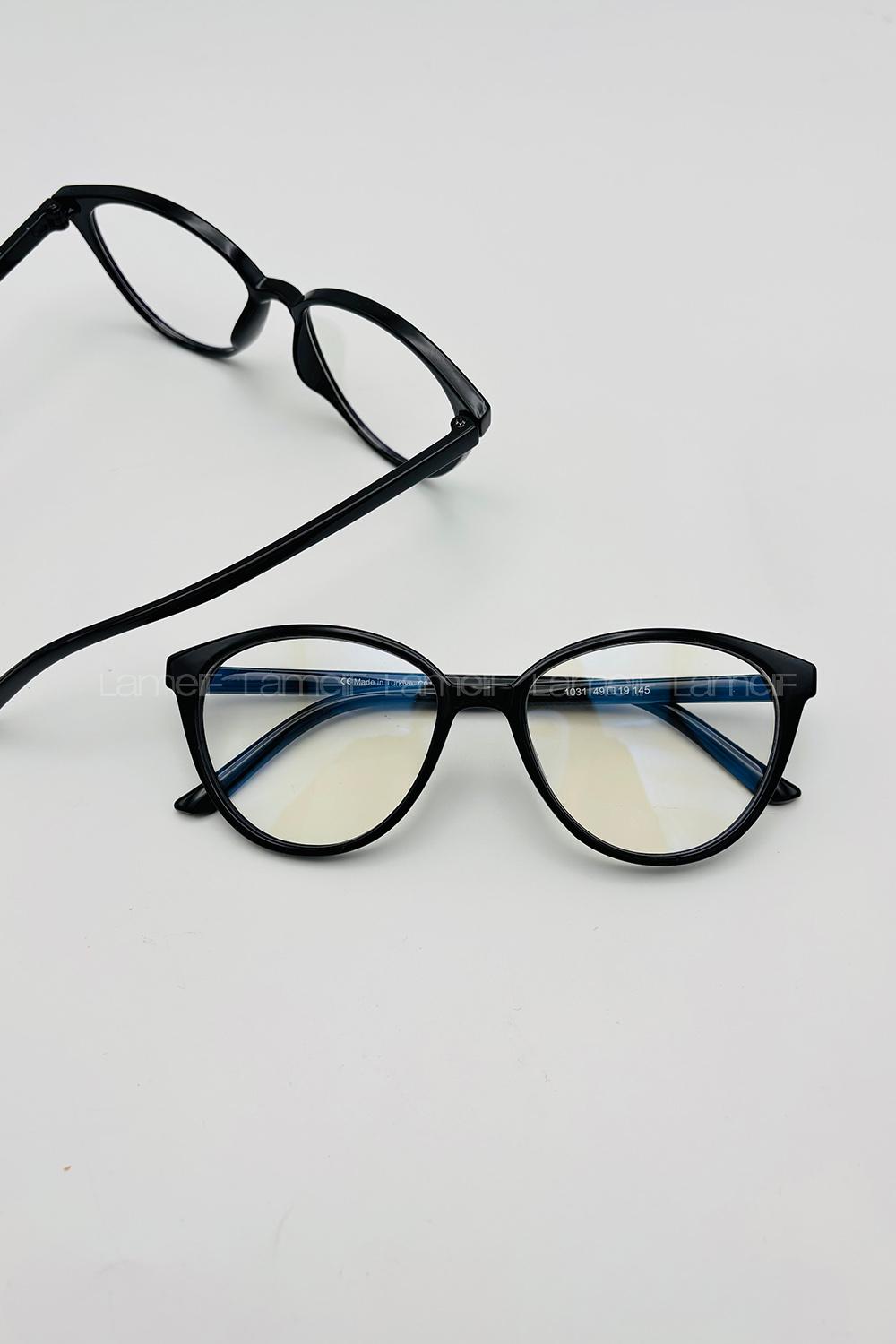 Lamelif Buny Siyah Çerçeve Şeffaf İmaj Gözlük