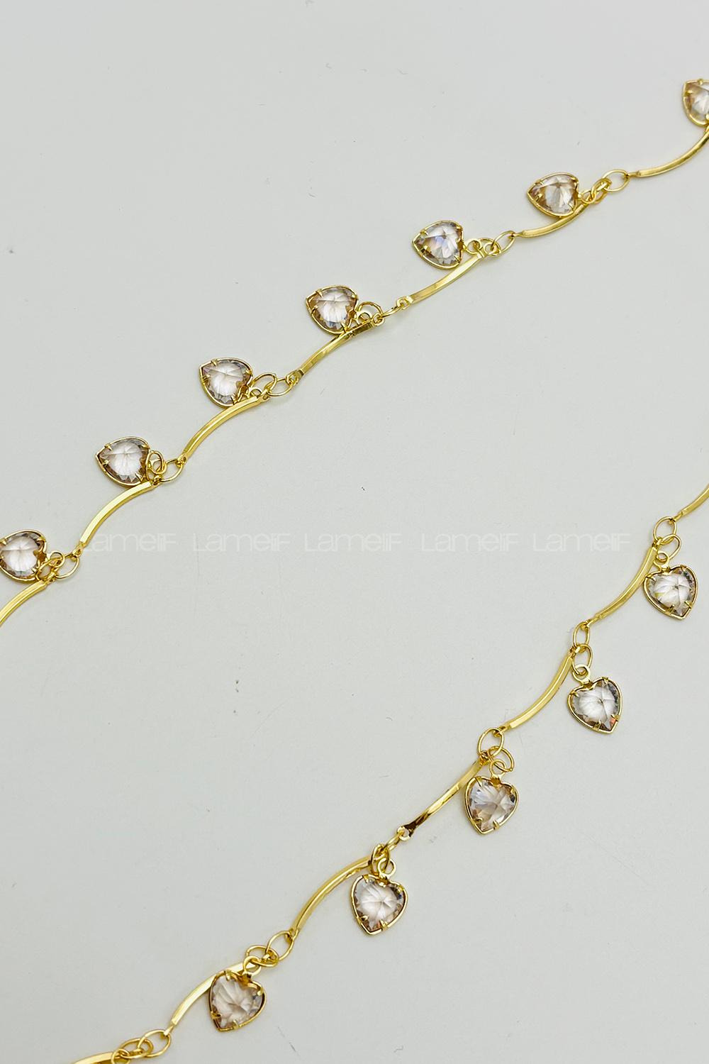 Gold Gold Straight Necklace