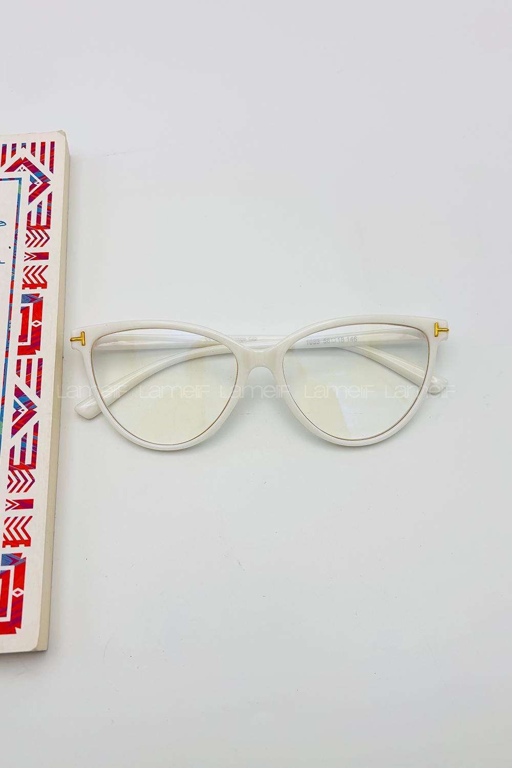 Lamelif Kedy Beyaz Çerçeve Şeffaf Gözlük