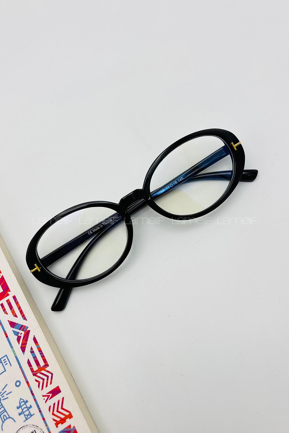 Lamelif Pinto Siyah Çerçeve Şeffaf İmaj Gözlük