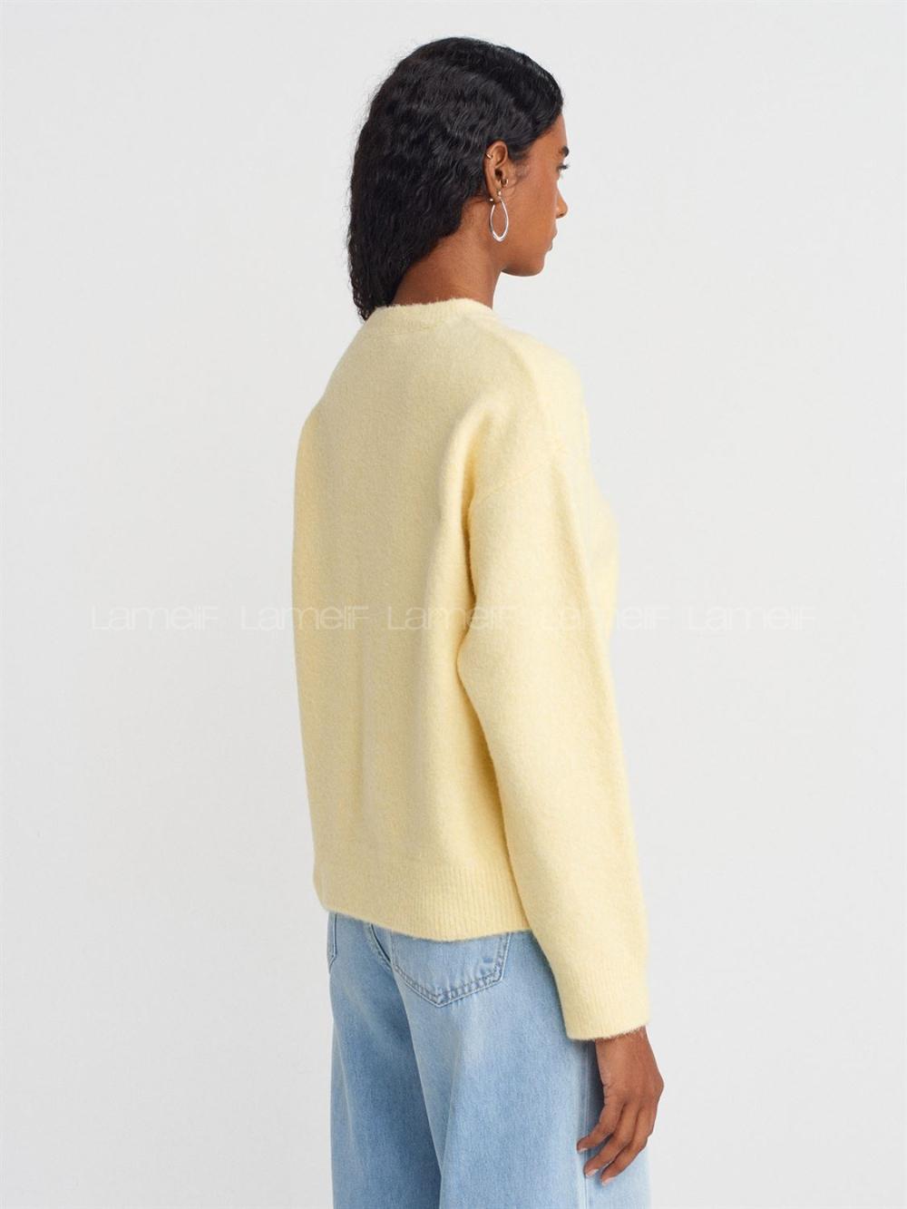 Yellow-1 Crew Neck Jumper