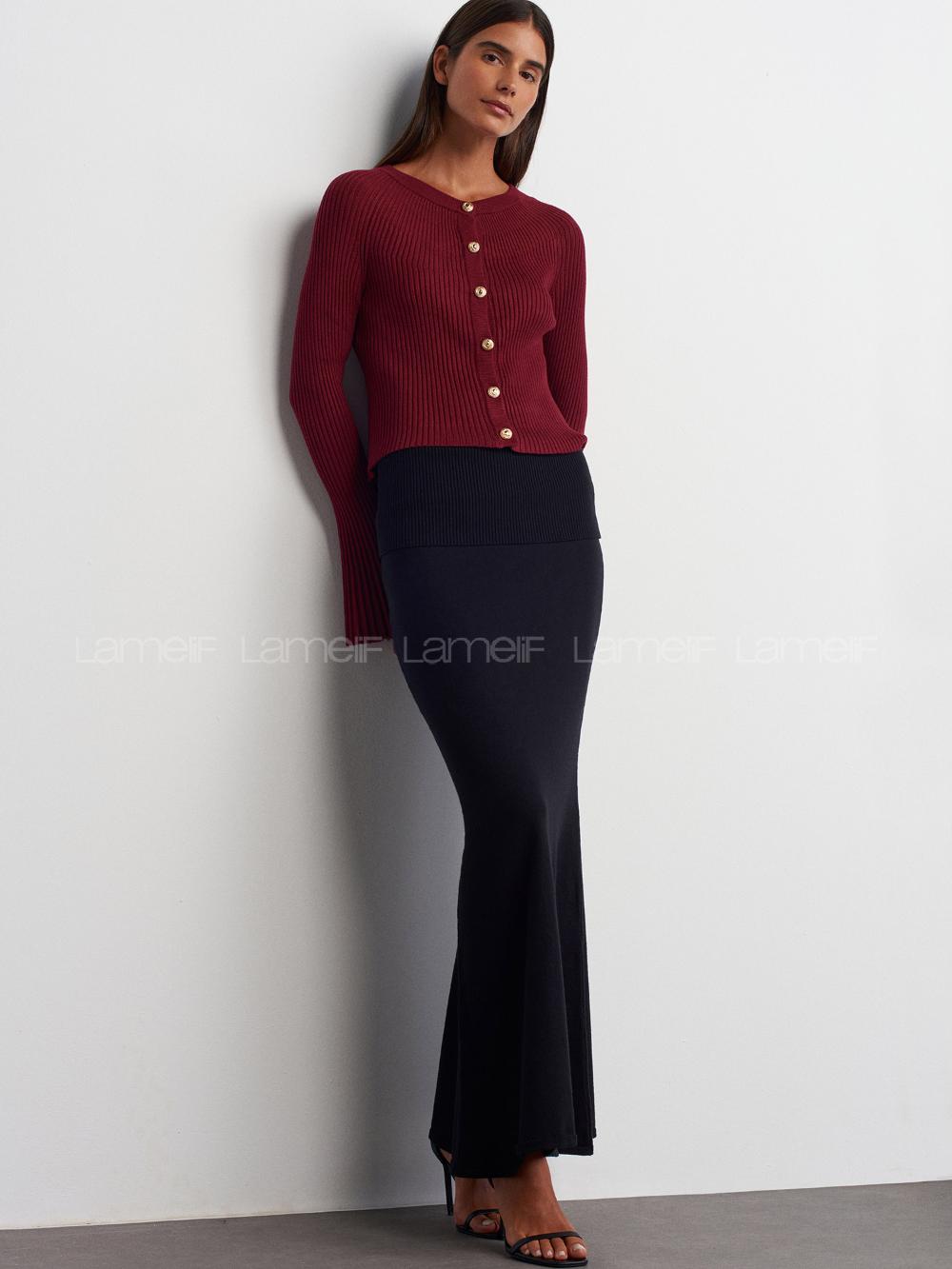 Claret Red Crew Neck Jumper