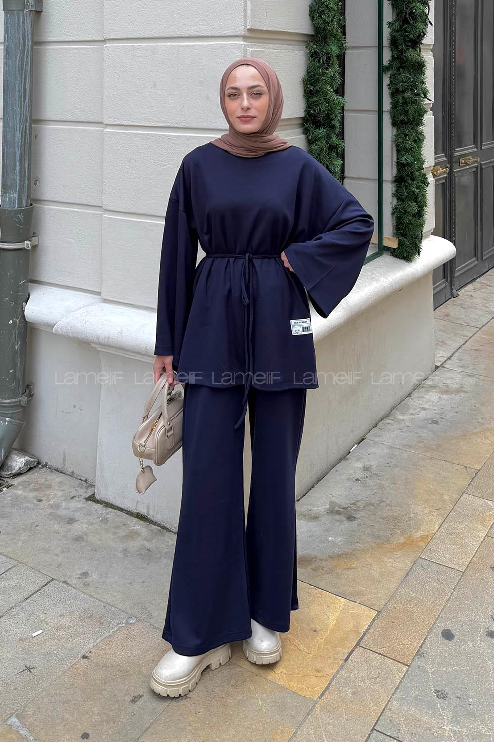 Lamelif Oysho Armalı İkili Takım Lacivert