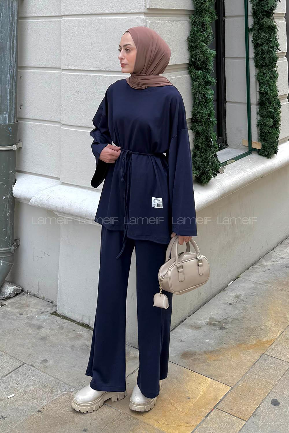 Lamelif Oysho Armalı İkili Takım Lacivert