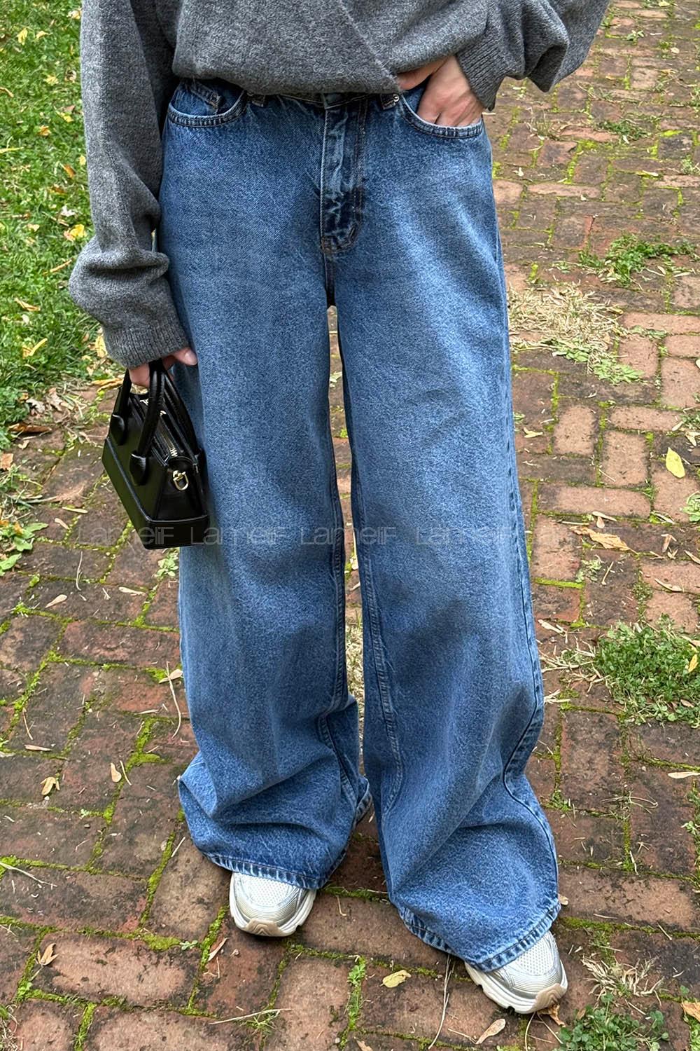 Lamelif Bol Paça Pantolon Yıkama