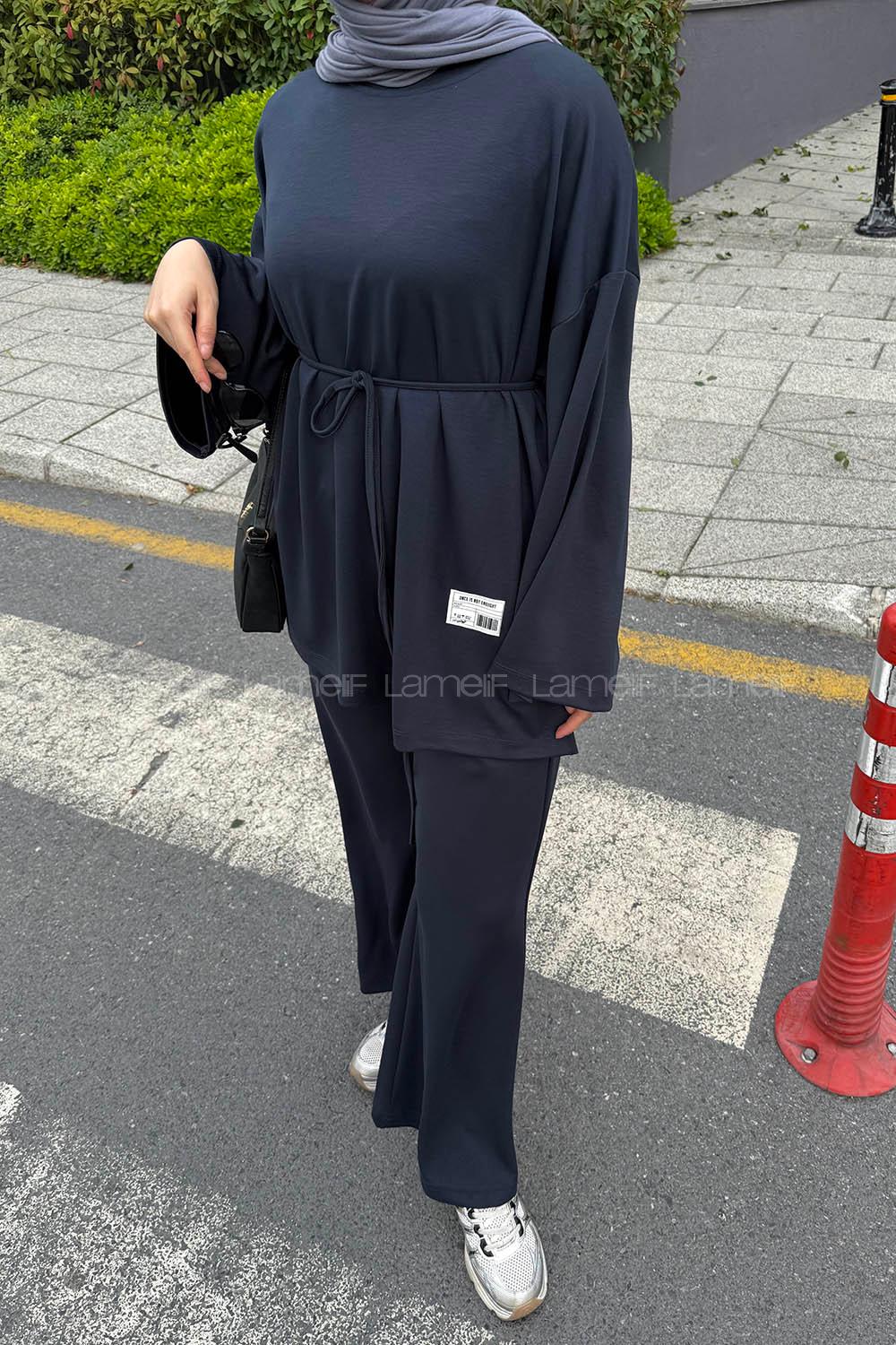 Lamelif Oysho Armalı İkili Takım Antrasit