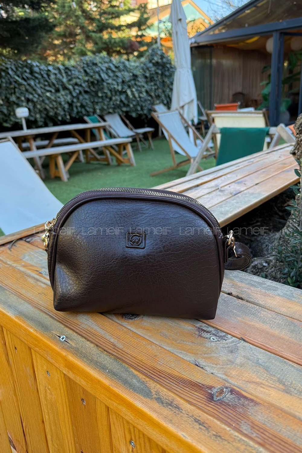 Kadın D Model Çapraz Çanta Omuz Çantası ve El Çantası