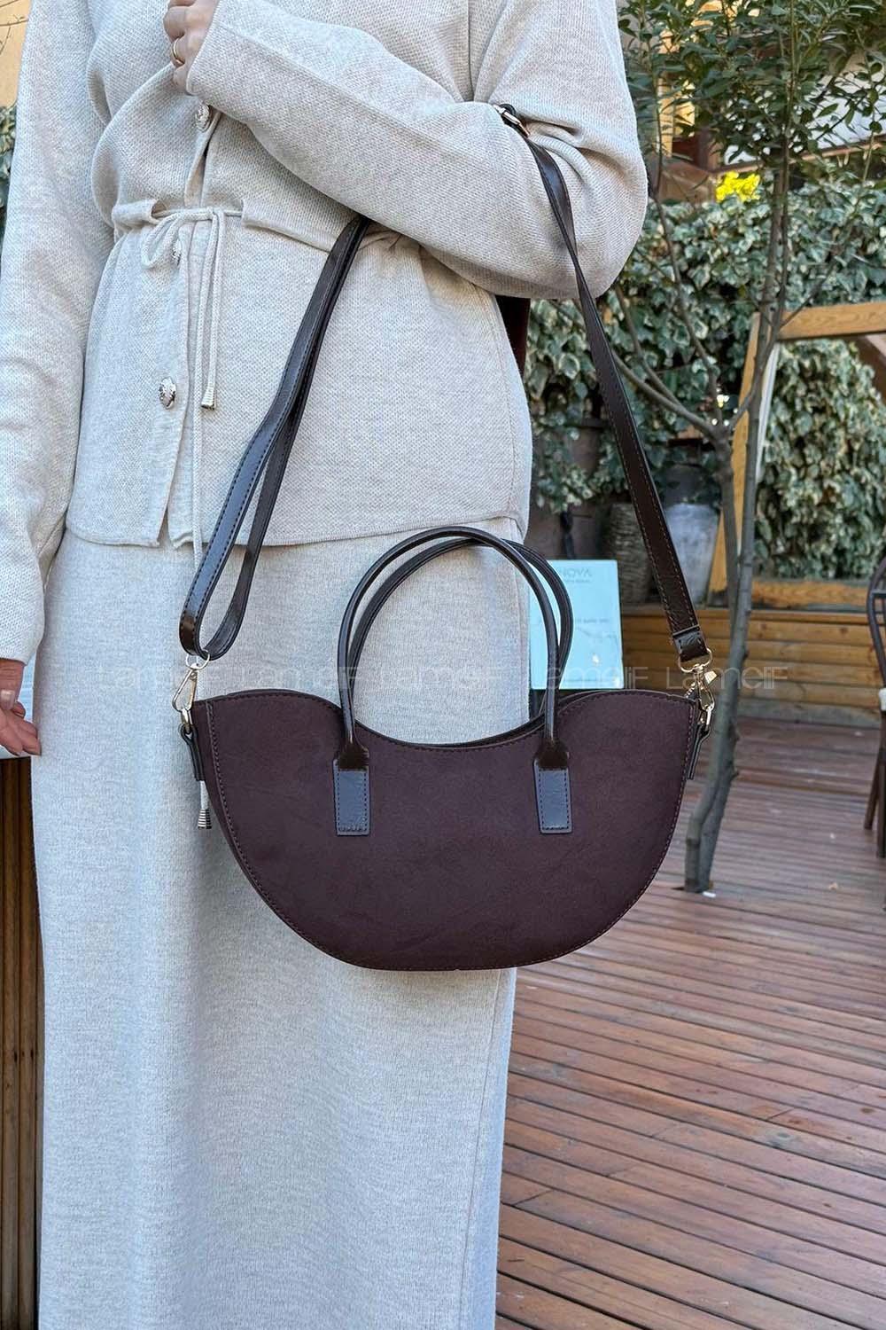 Bitter Brown Without Accessories Skin Hand Bag Arm Bag Bag