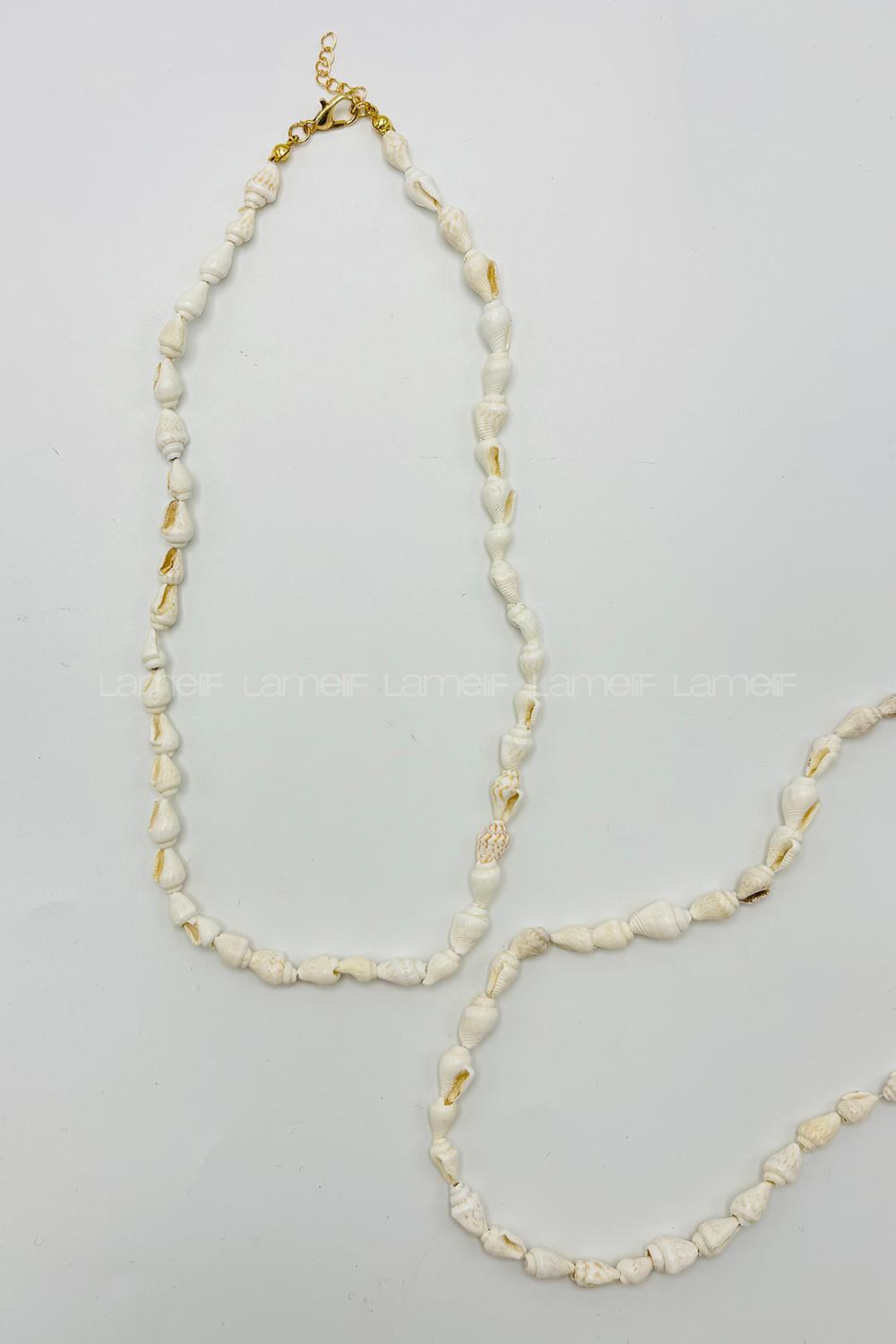 White Gold Straight Necklace